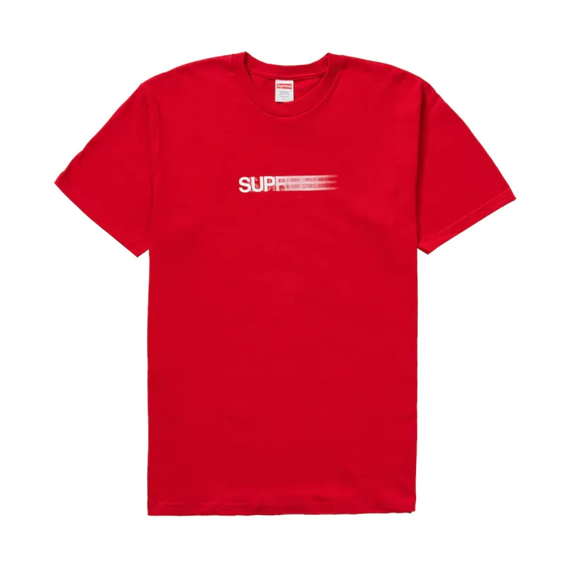 Supreme Motion Logo Tee (SS20) Red sold by PLUS