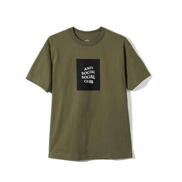 Anti Social Social Club Logo Tee Olive sold by PLUS