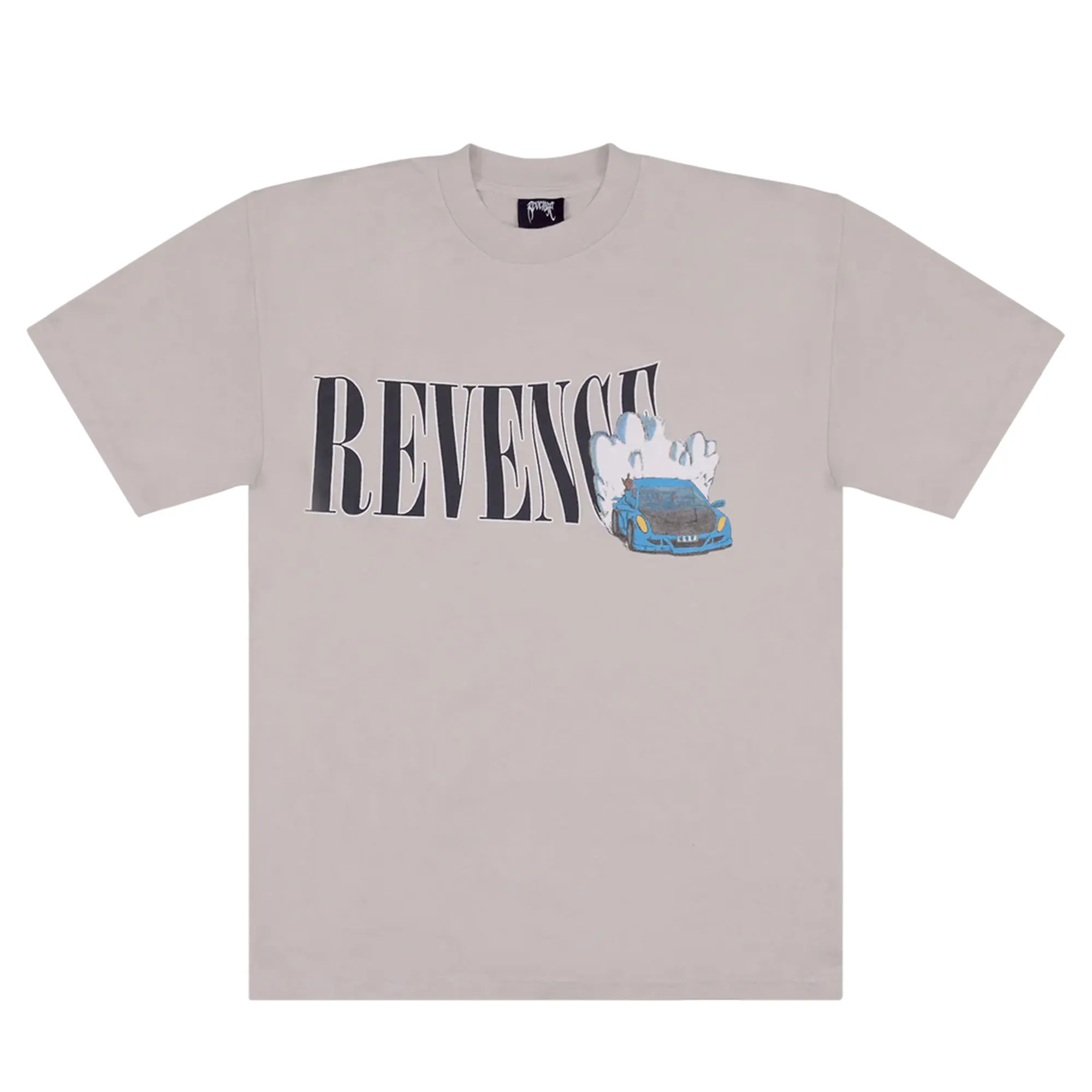 Revenge x Juice Wrld 999 Burnout Tee Cement sold by PLUS