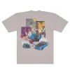 Revenge x Juice Wrld 999 Burnout Tee Cement sold by PLUS