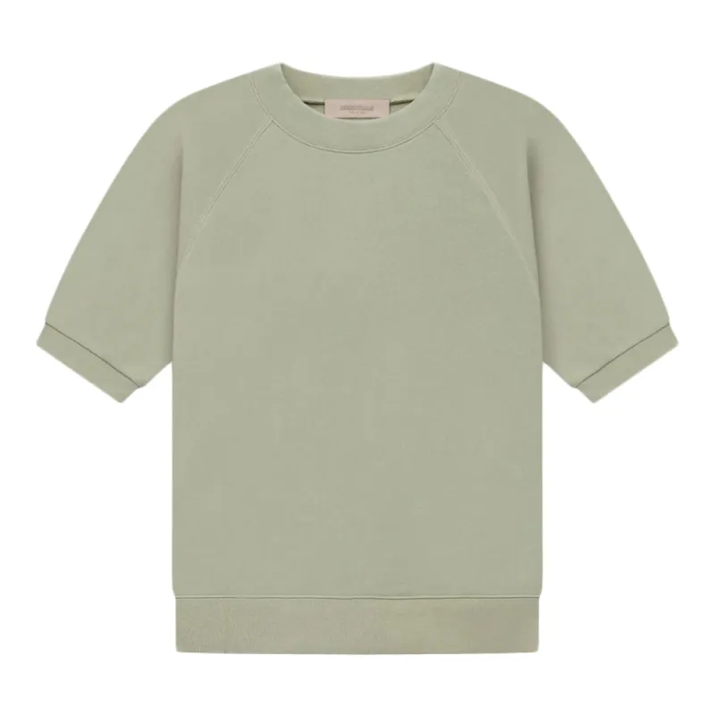 Fear of God Essentials S/S Raglan Crewneck Seafoam sold by PLUS