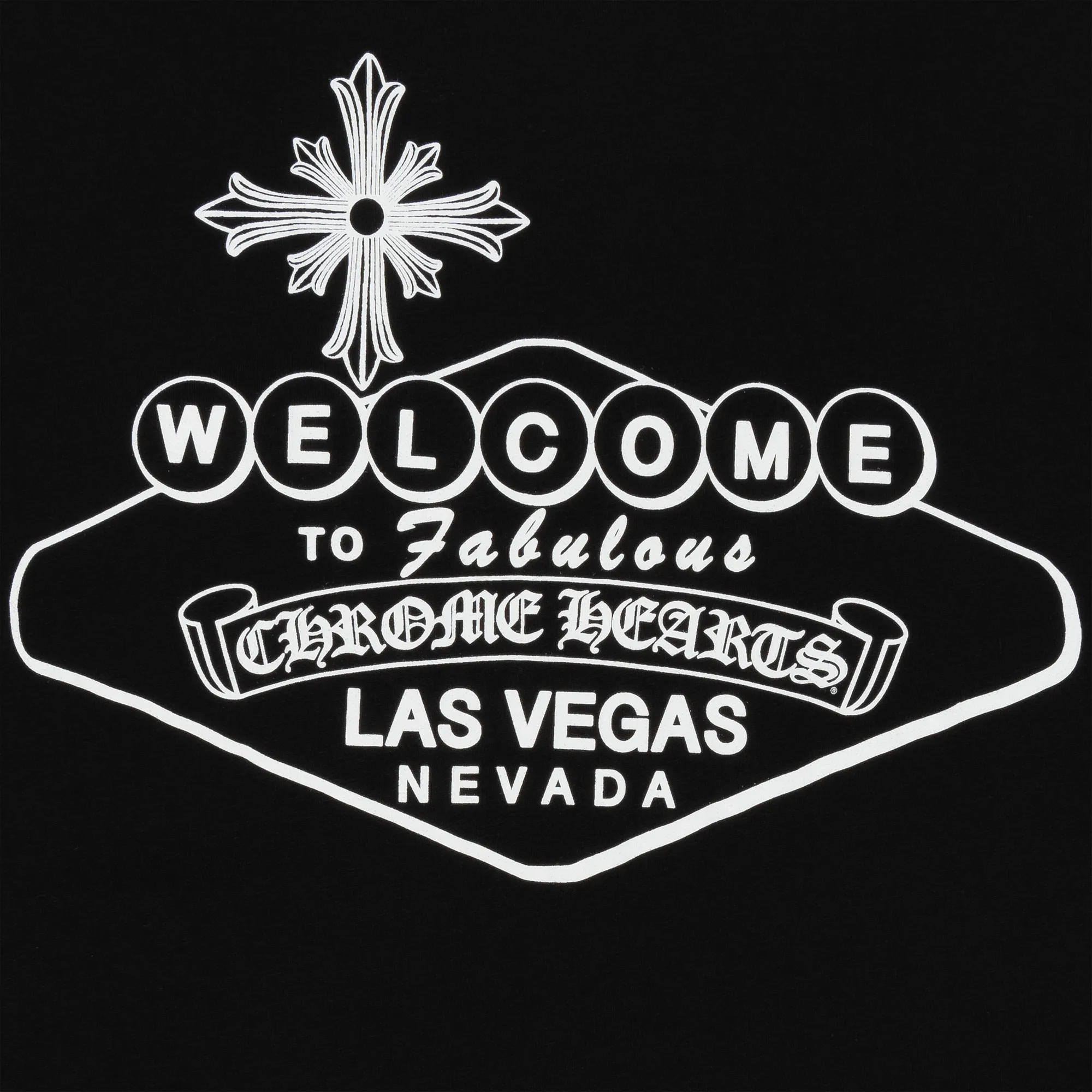 Chrome Hearts Welcome to Las Vegas Pocket Tee Black sold by PLUS product image thumbnail 4
