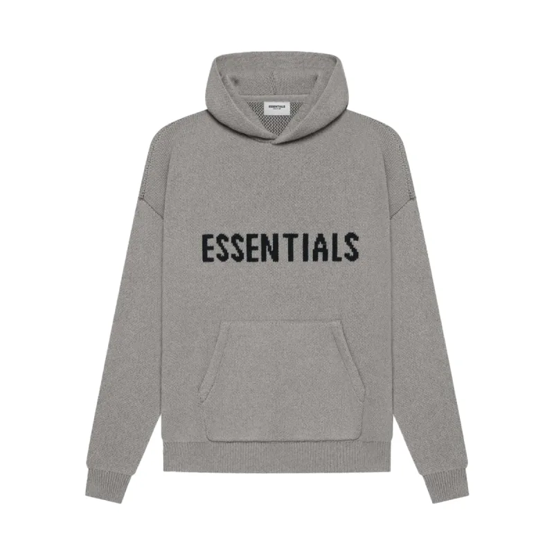 FOG ESSENTIALS Knit Pullover Dark Heather Oatmeal (SS21) sold by PLUS