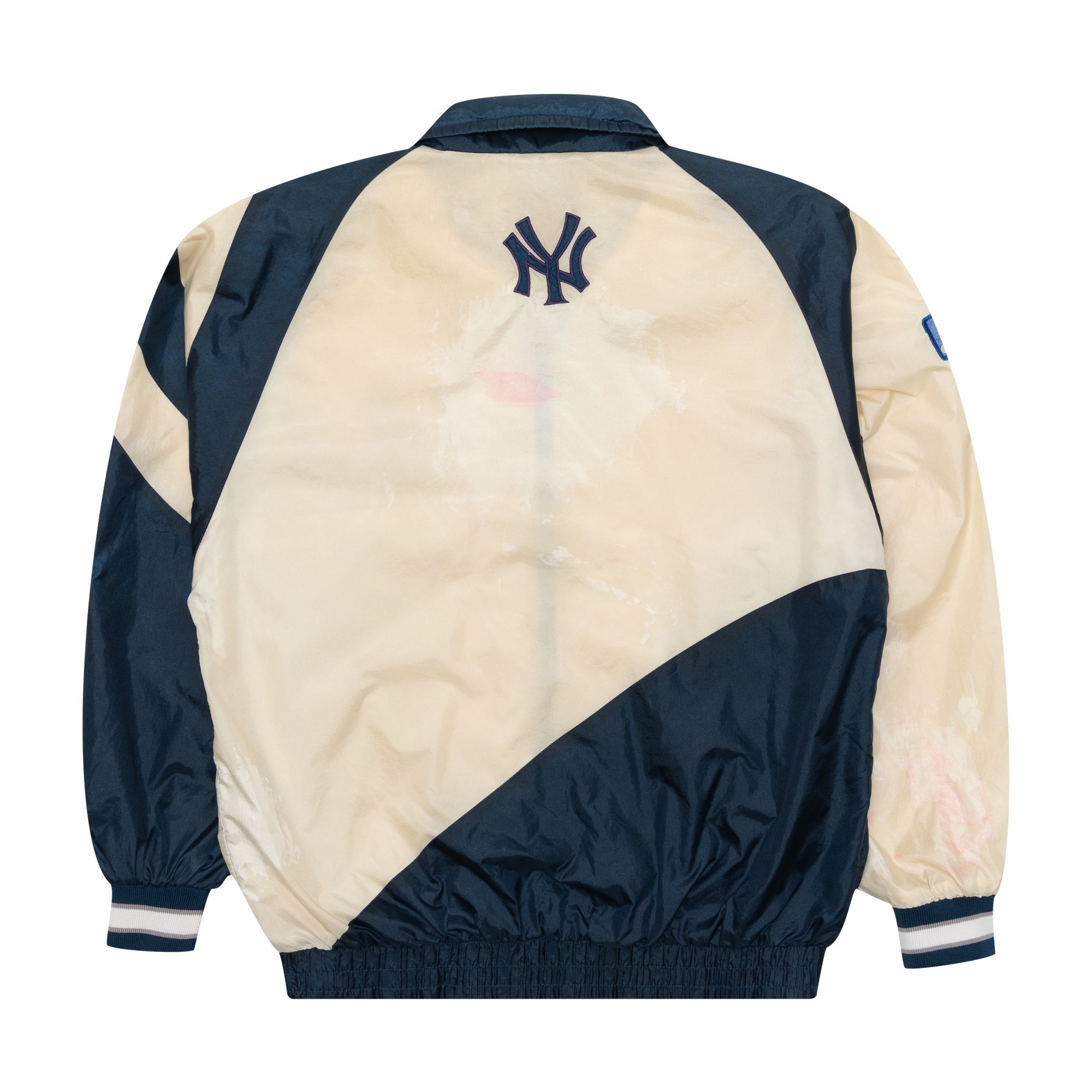 NY Yankees Pro Player Windbreaker Jacket White sold by PLUS product image thumbnail 3