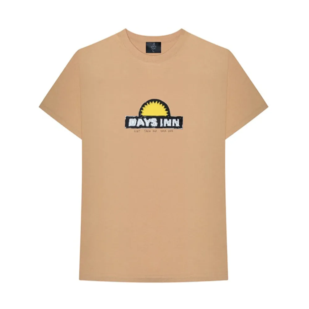 Travis Scott Astroworld X DSM Days Inn Tee Tan sold by PLUS