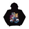 Revenge x Juice Wrld 999 Burnout Hoodie Black sold by PLUS