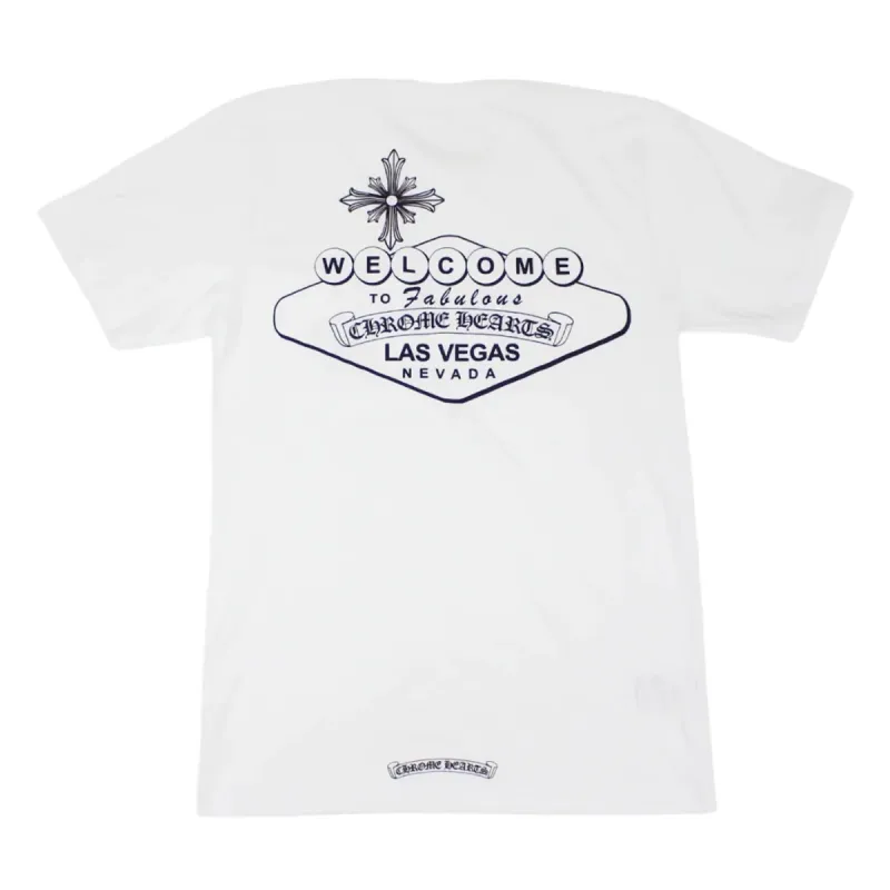 Chrome Hearts Welcome To Vegas Tee White sold by PLUS