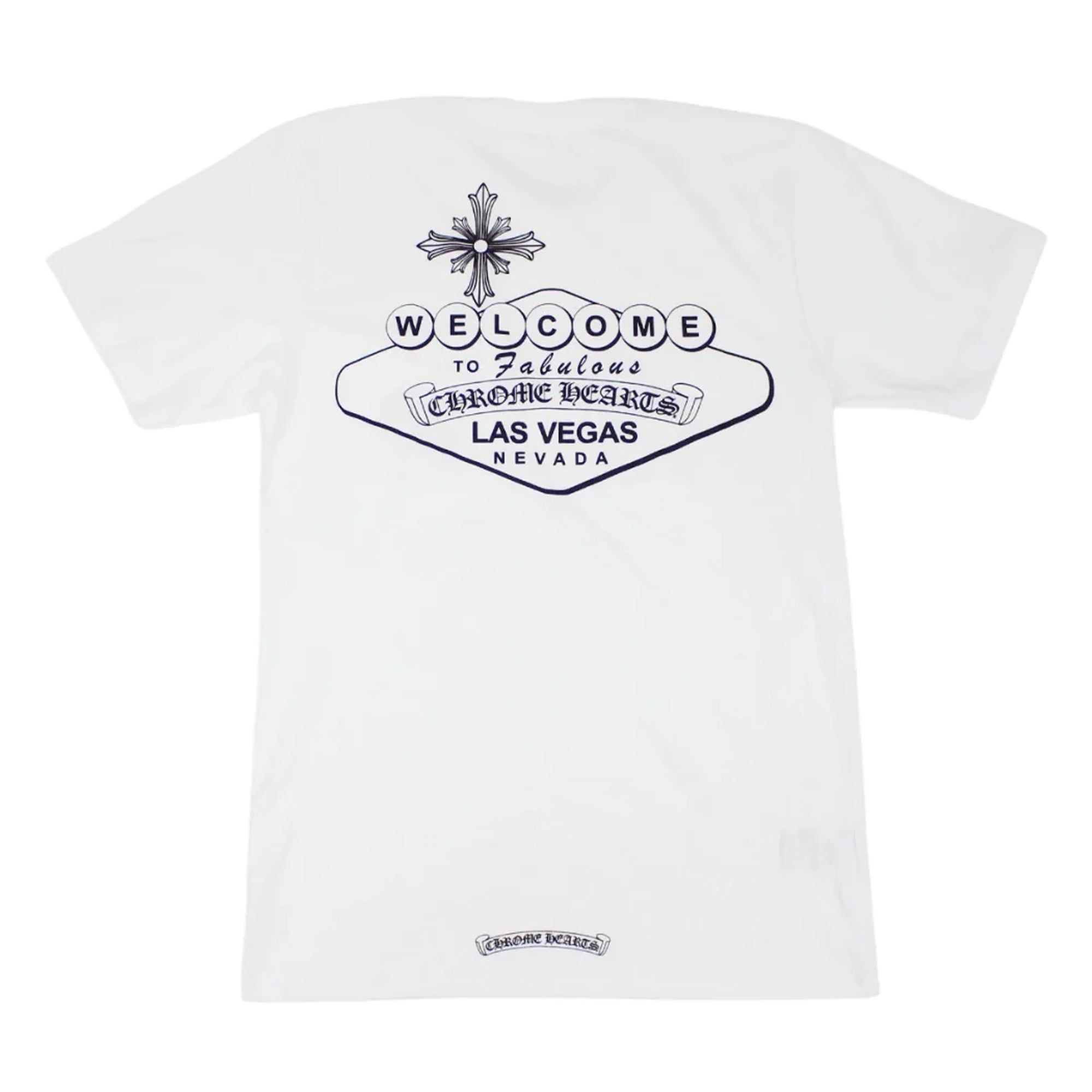 Chrome Hearts Welcome To Vegas Tee White sold by PLUS