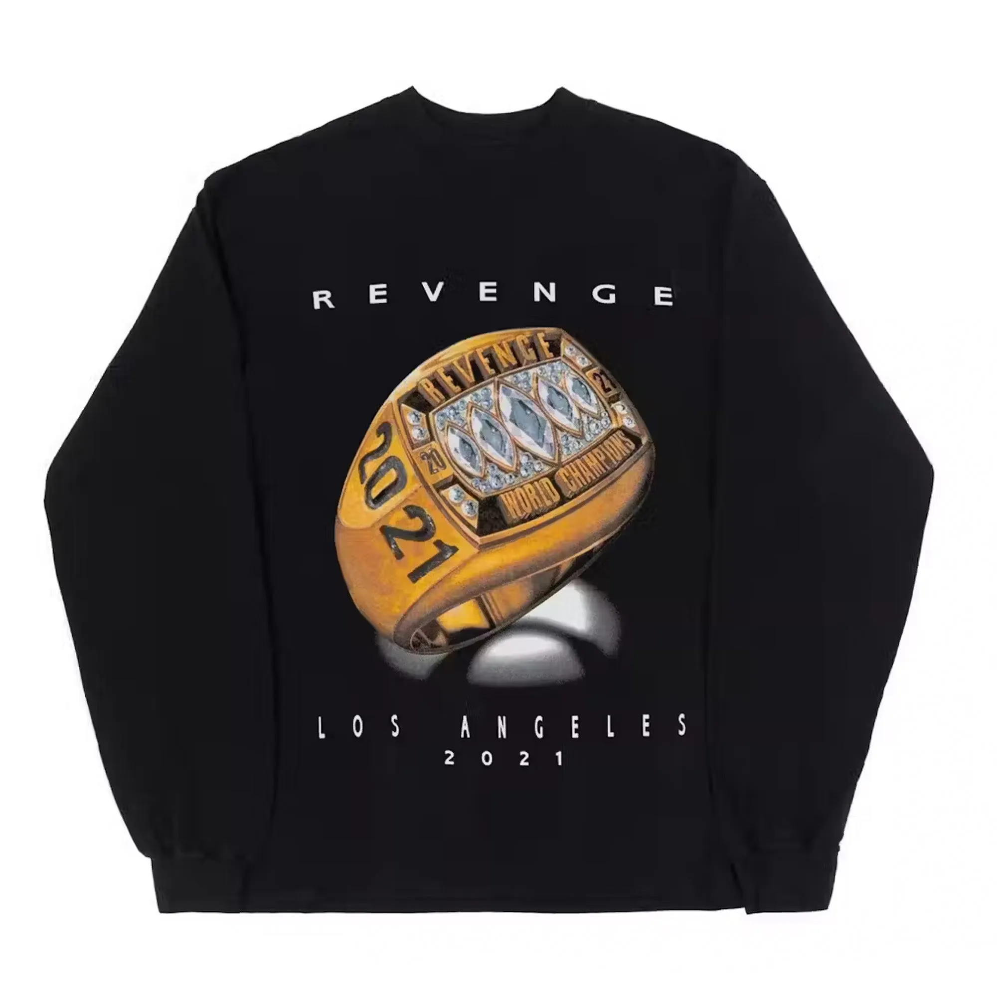 Revenge Ring L/S Tee Black sold by PLUS