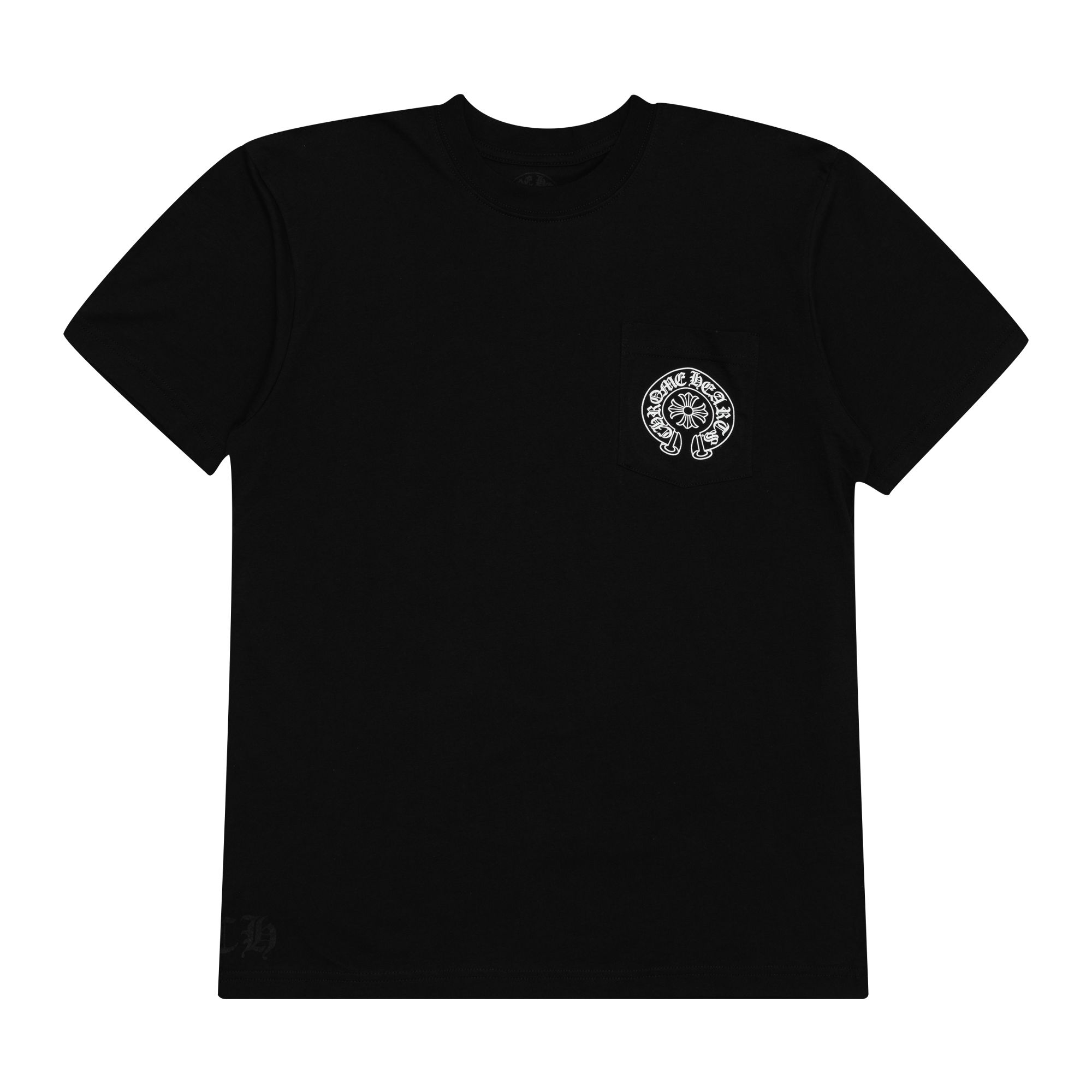 PLUS Chrome Hearts Hong Kong Horseshoe Pocket Tee Black