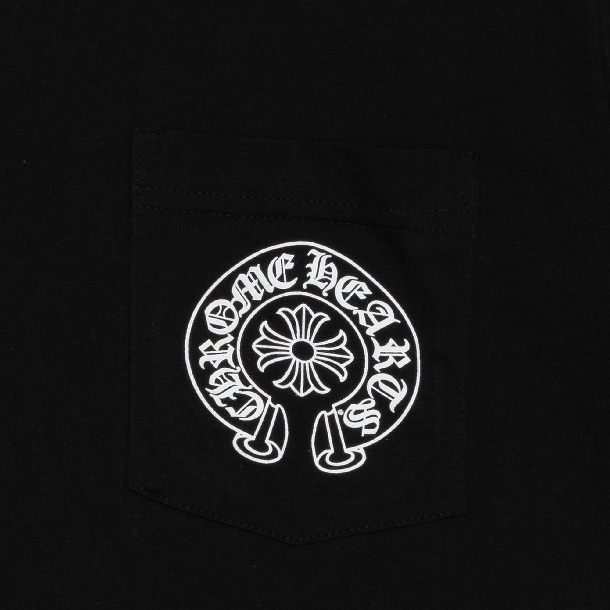 Chrome Hearts Hong Kong Horseshoe Pocket Tee Black sold by PLUS product image thumbnail 3