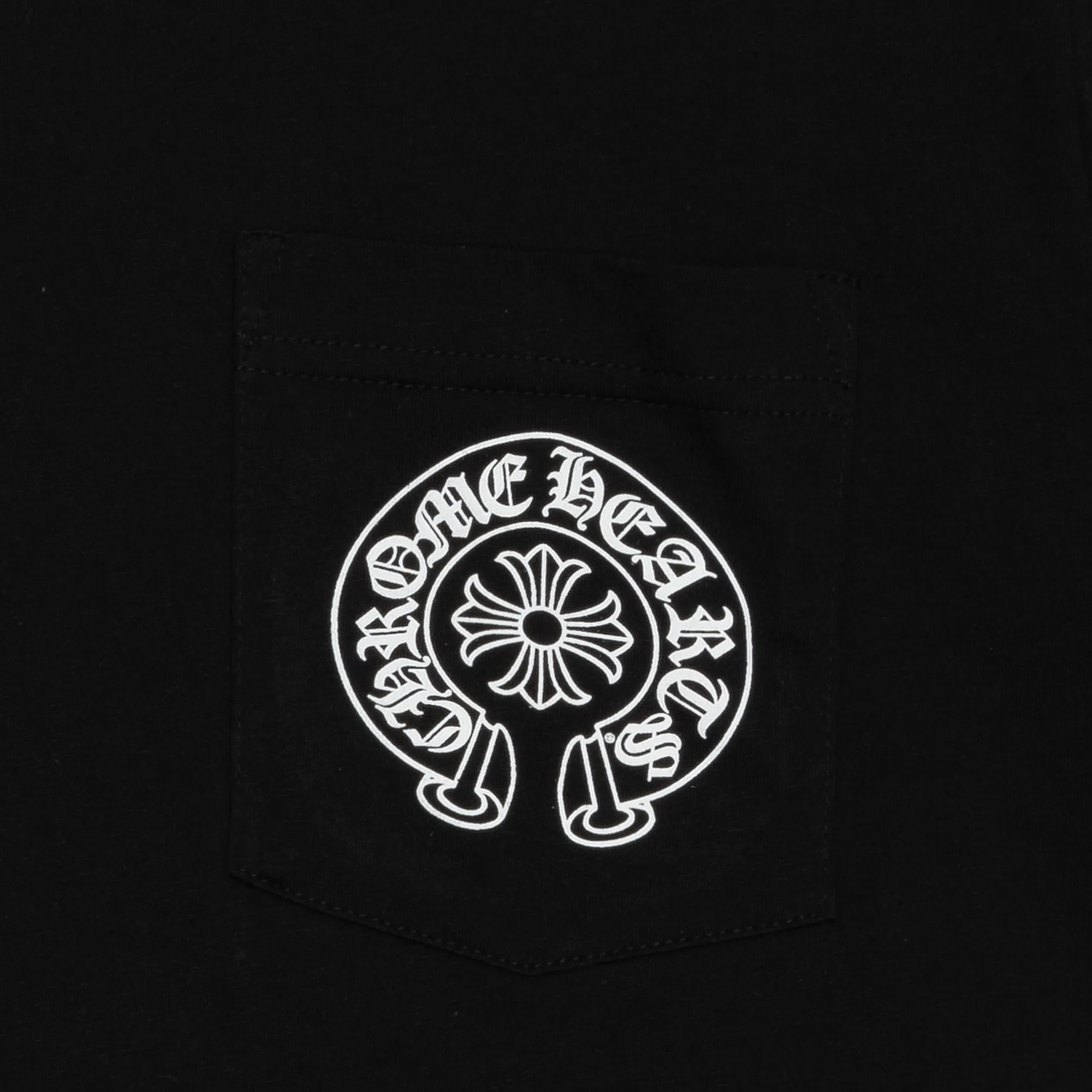 Chrome Hearts Hong Kong Horseshoe Pocket Tee Black sold by PLUS product image thumbnail 3