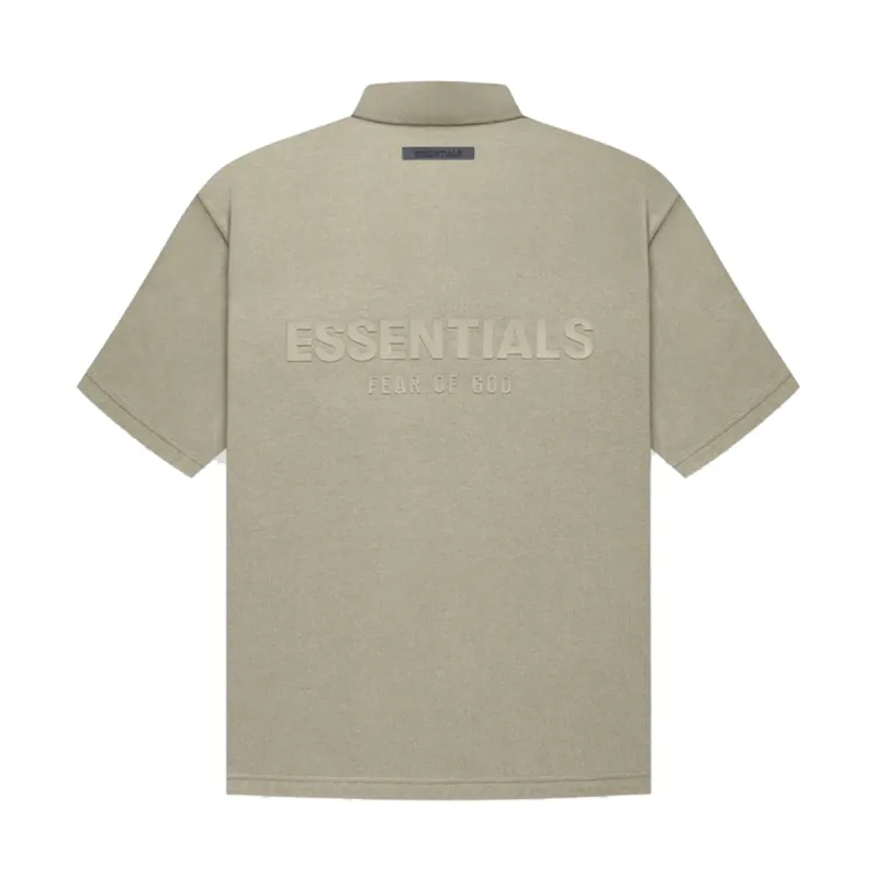 Fear of God Essentials S/S Polo Tee Pistachio sold by PLUS