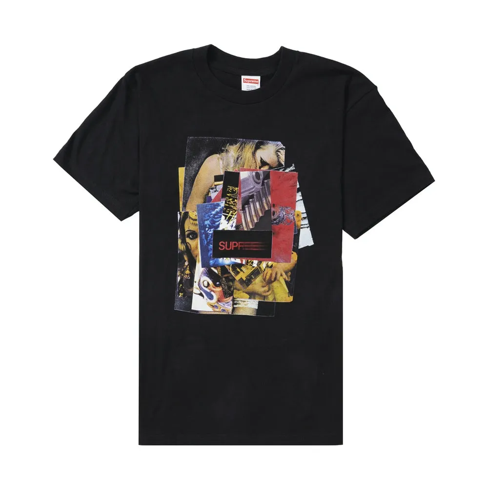 Supreme Stack Tee Black sold by PLUS