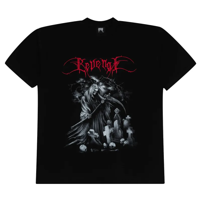 Revenge Cemetery Tee Black sold by PLUS