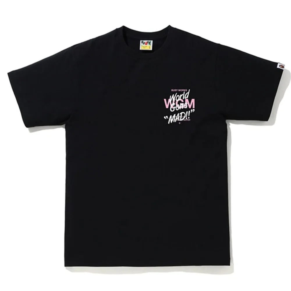 BAPE ABC Camo WGM Ape Head Tee Black/Pink sold by PLUS product image thumbnail 2