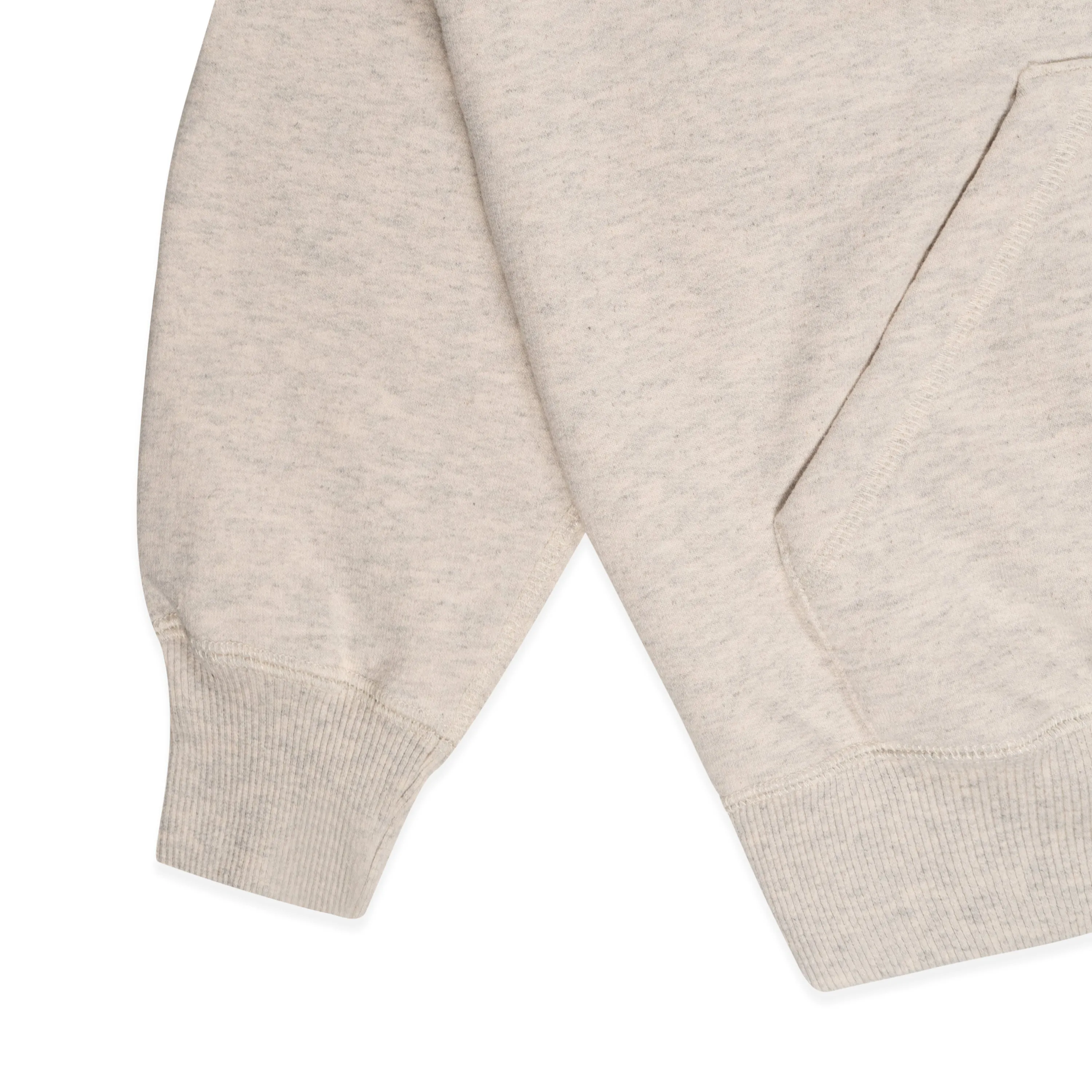 Plus Embroidered Logo Hoodie Eggshell sold by PLUS product image thumbnail 4