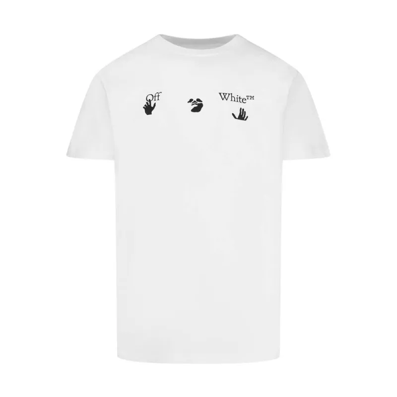 Off-White Big OW Logo S/S Slim Tee White/Black sold by PLUS