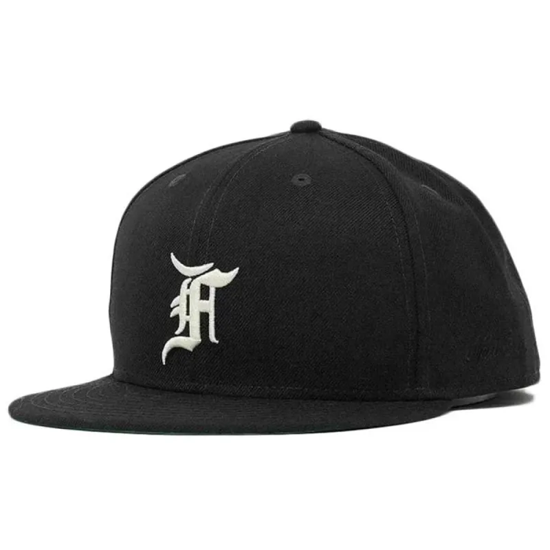 FEAR OF GOD ESSENTIALS New Era Fitted Cap Black/White sold by PLUS