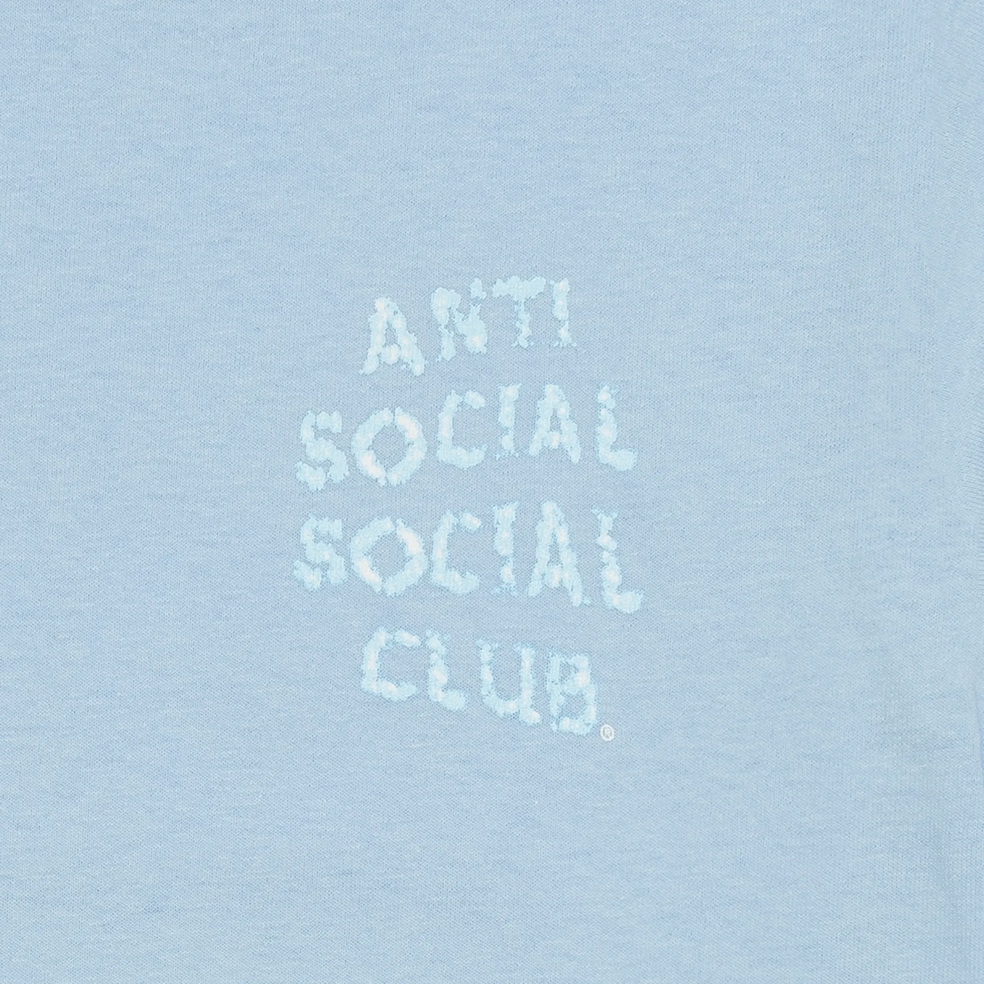 Anti Social Social Club Partly Cloudy Tee Blue sold by PLUS product image thumbnail 3
