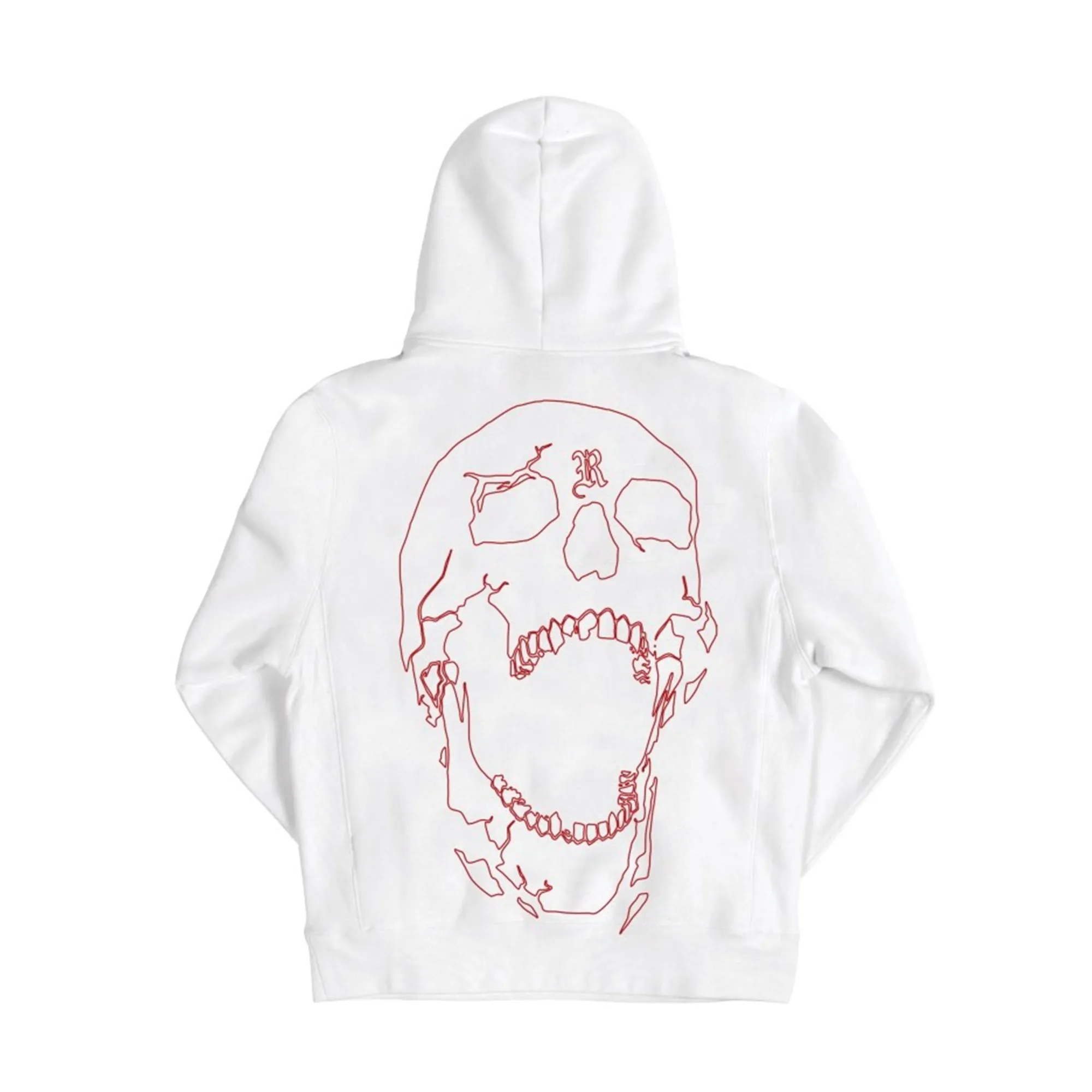 Revenge Bones Hoodie White/Red sold by PLUS product image thumbnail 2