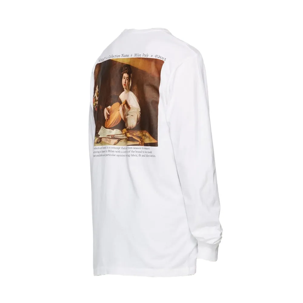 Off-White Caravaggio Lute Long-Sleeve Tee White sold by PLUS product image thumbnail 2