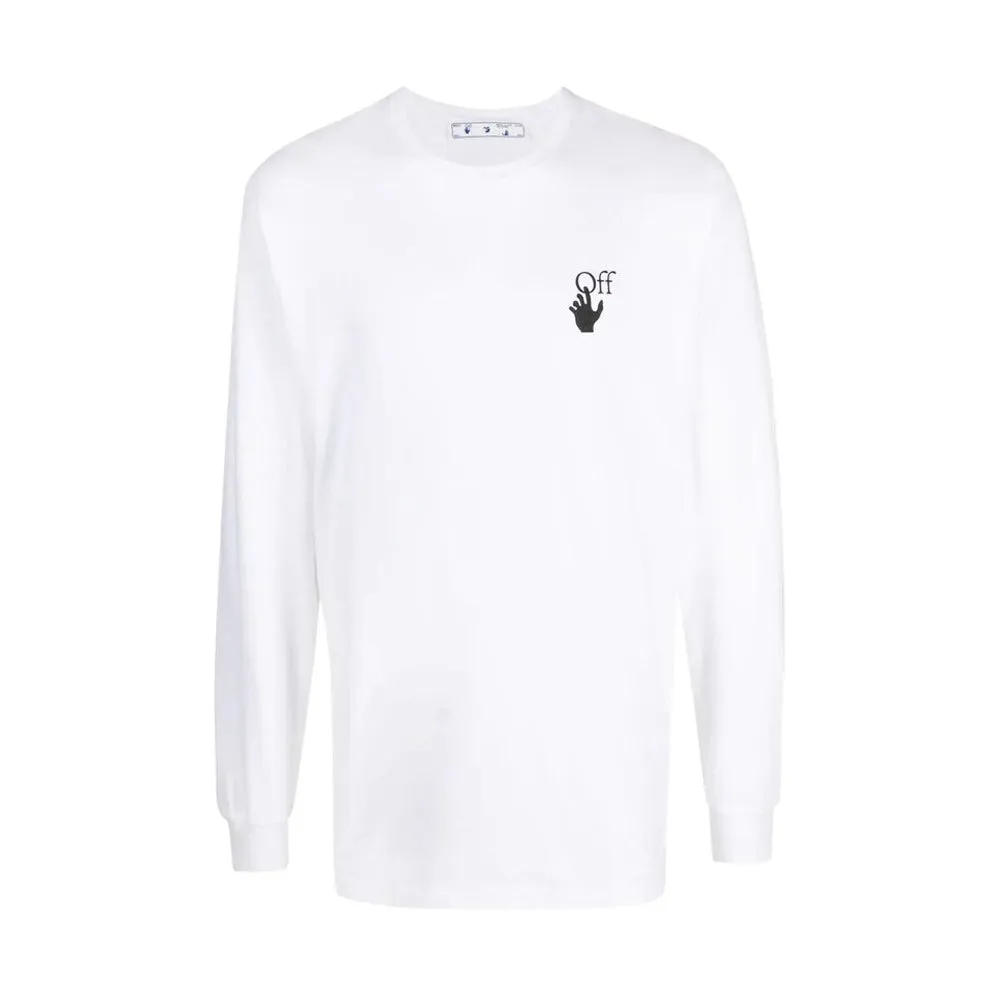 Off-White Caravaggio Lute Long-Sleeve Tee White sold by PLUS