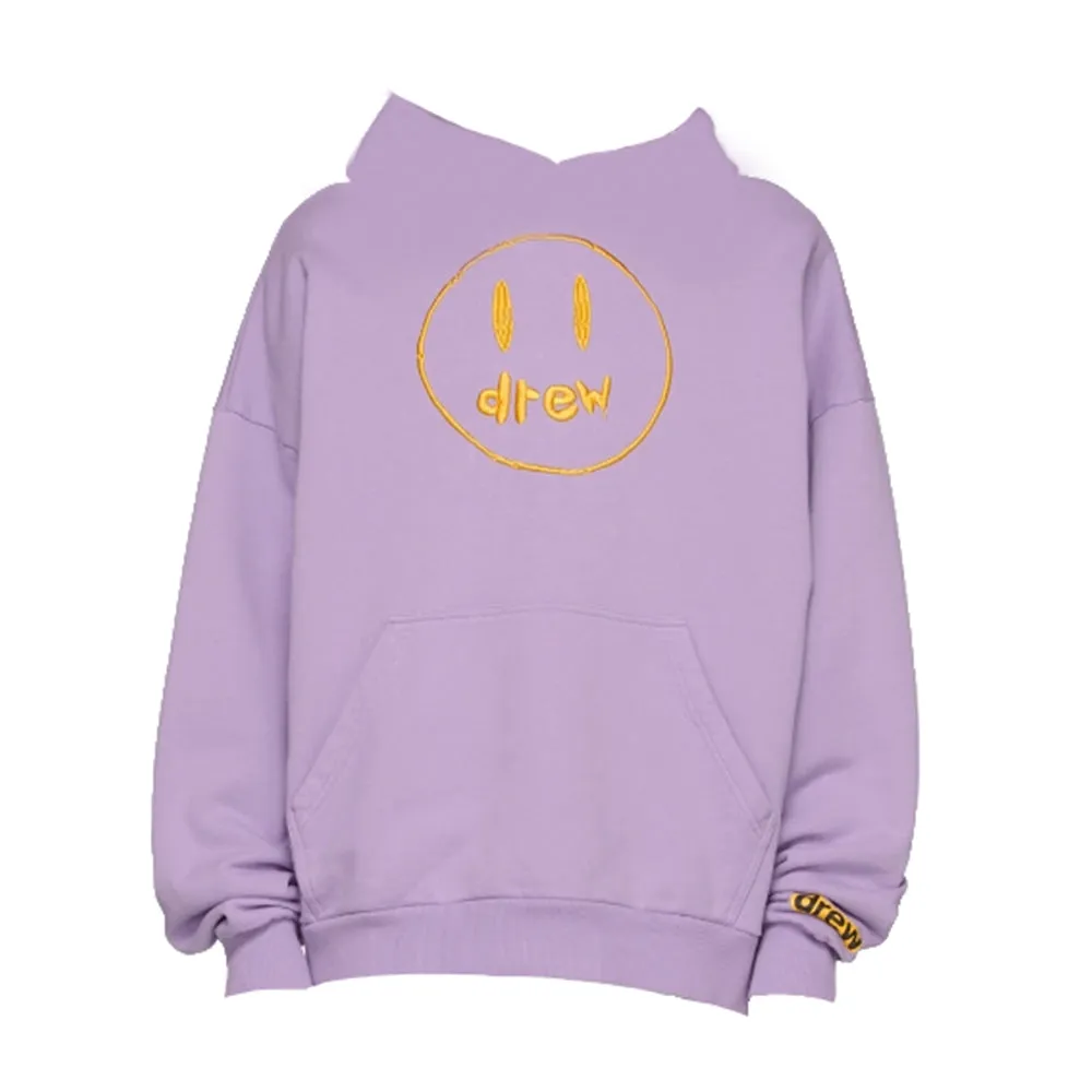 Drew House Purple Painted Mascot Hoodie sold by PLUS