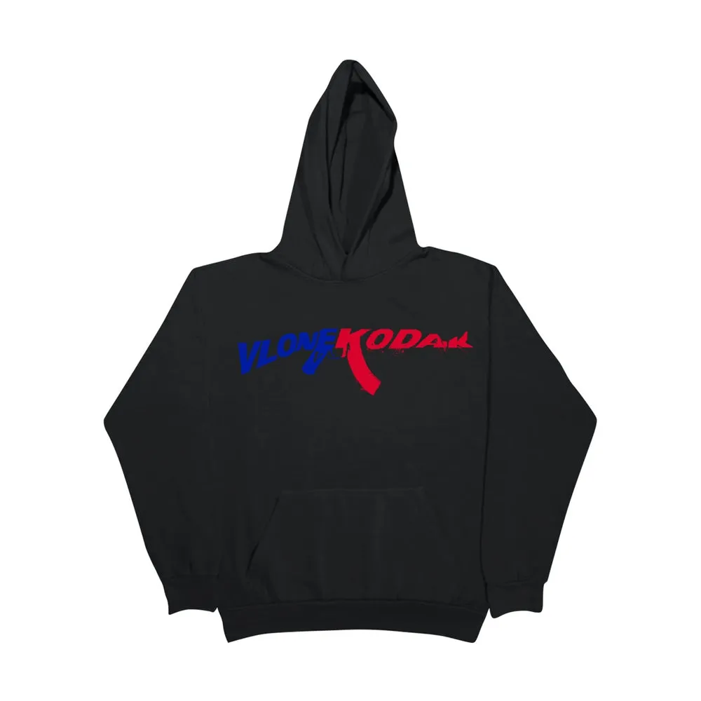 Kodak Black x Vlone 47 Hoodie Black sold by PLUS