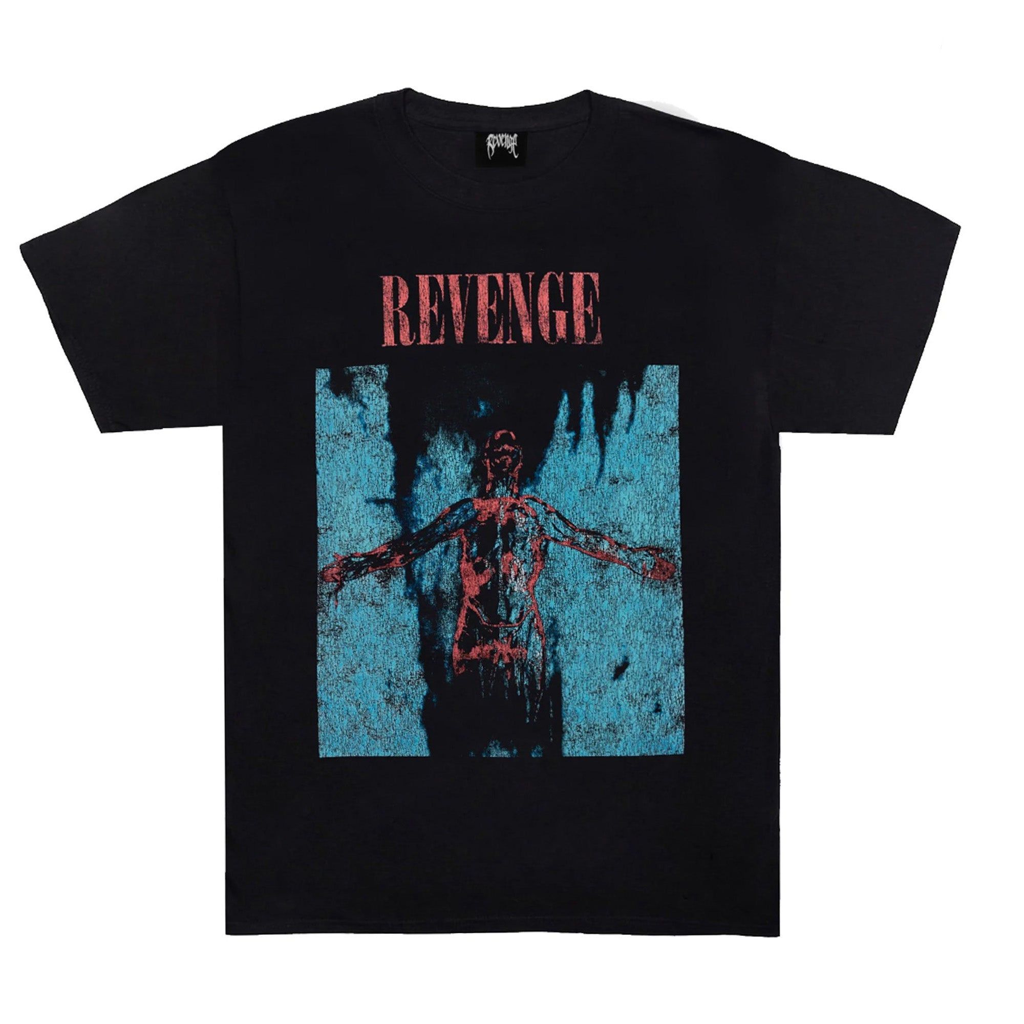 Revenge Nirvana Silver Tee Black sold by PLUS