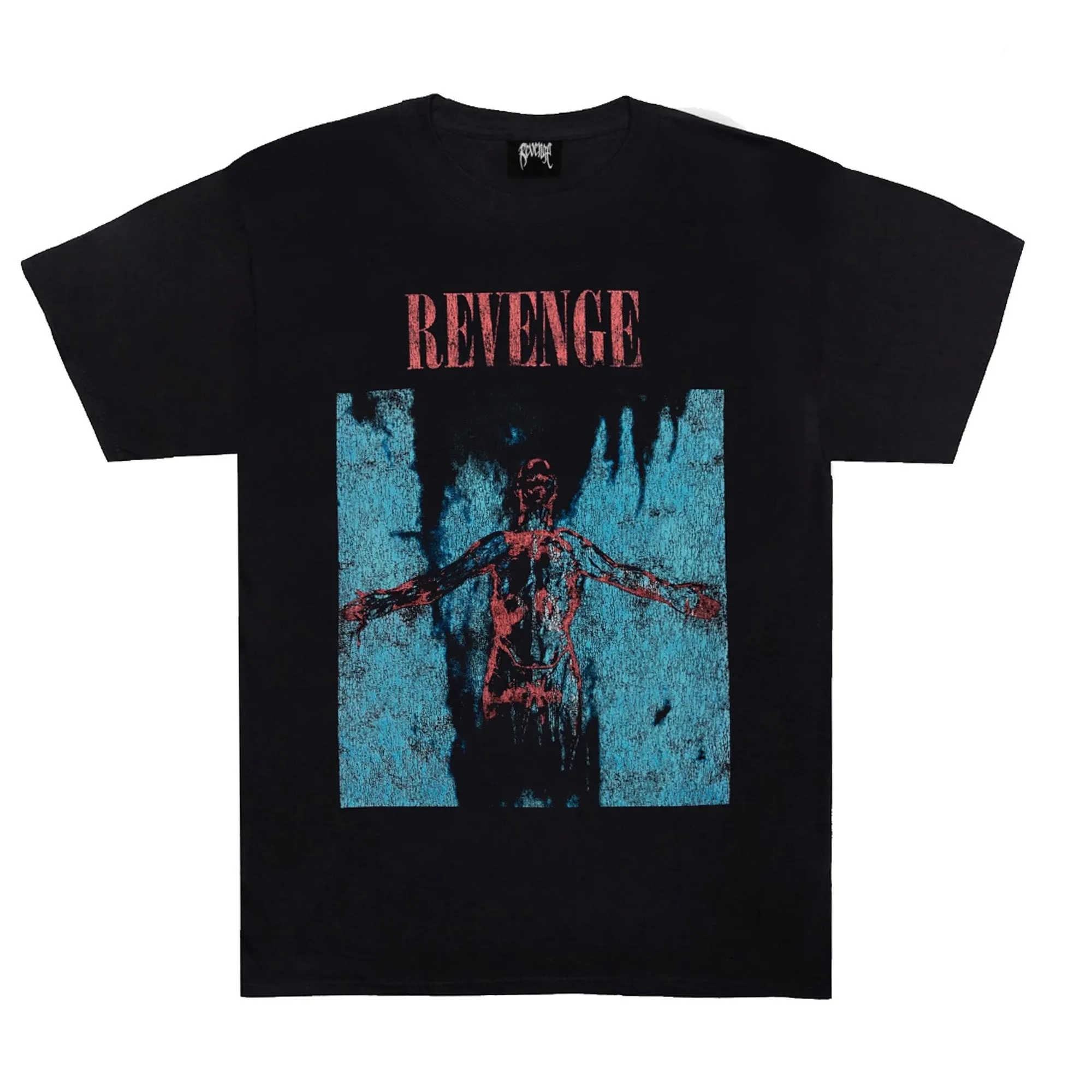 Revenge Nirvana Silver Tee Black sold by PLUS