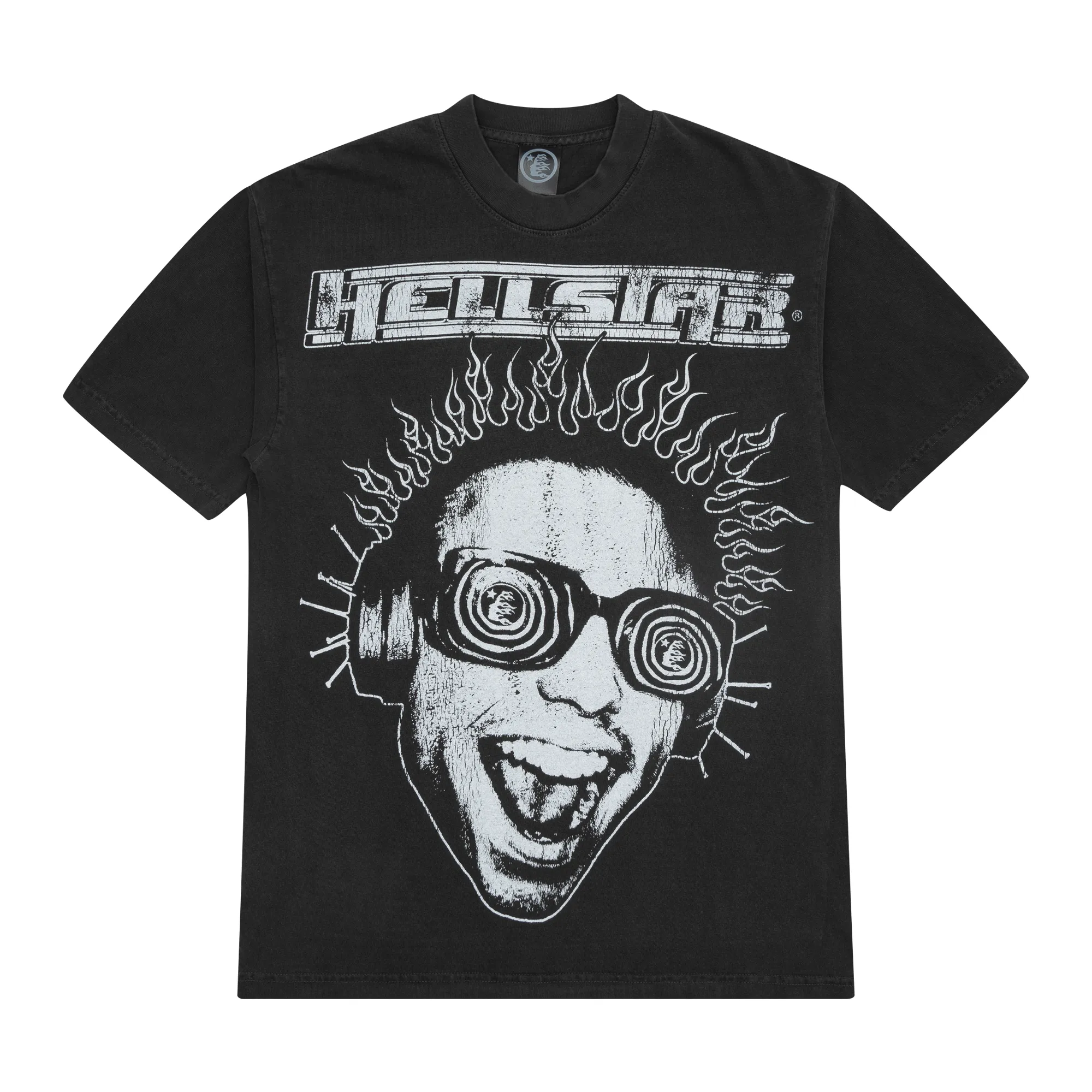 Hellstar Studios Rage Tee Washed Black sold by PLUS
