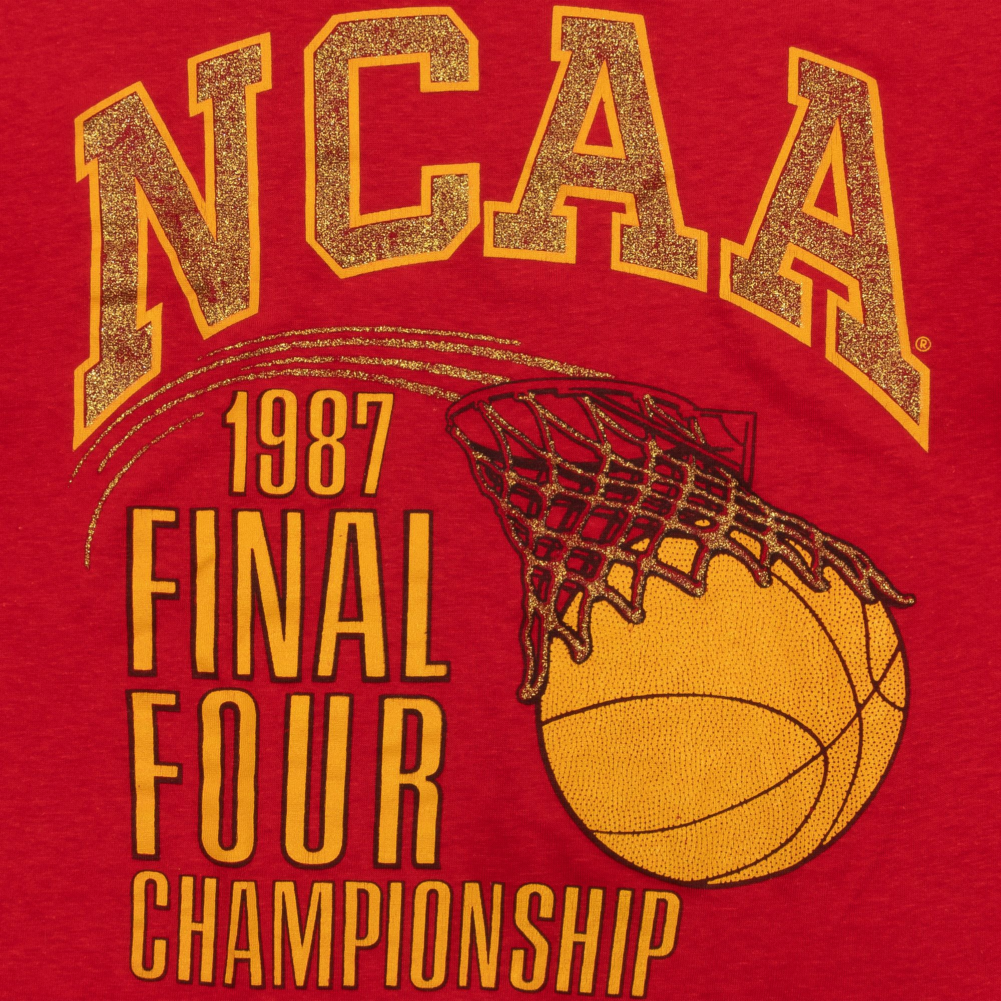 NCAA 1987 Final Four Champions Tee Red sold by PLUS product image thumbnail 2