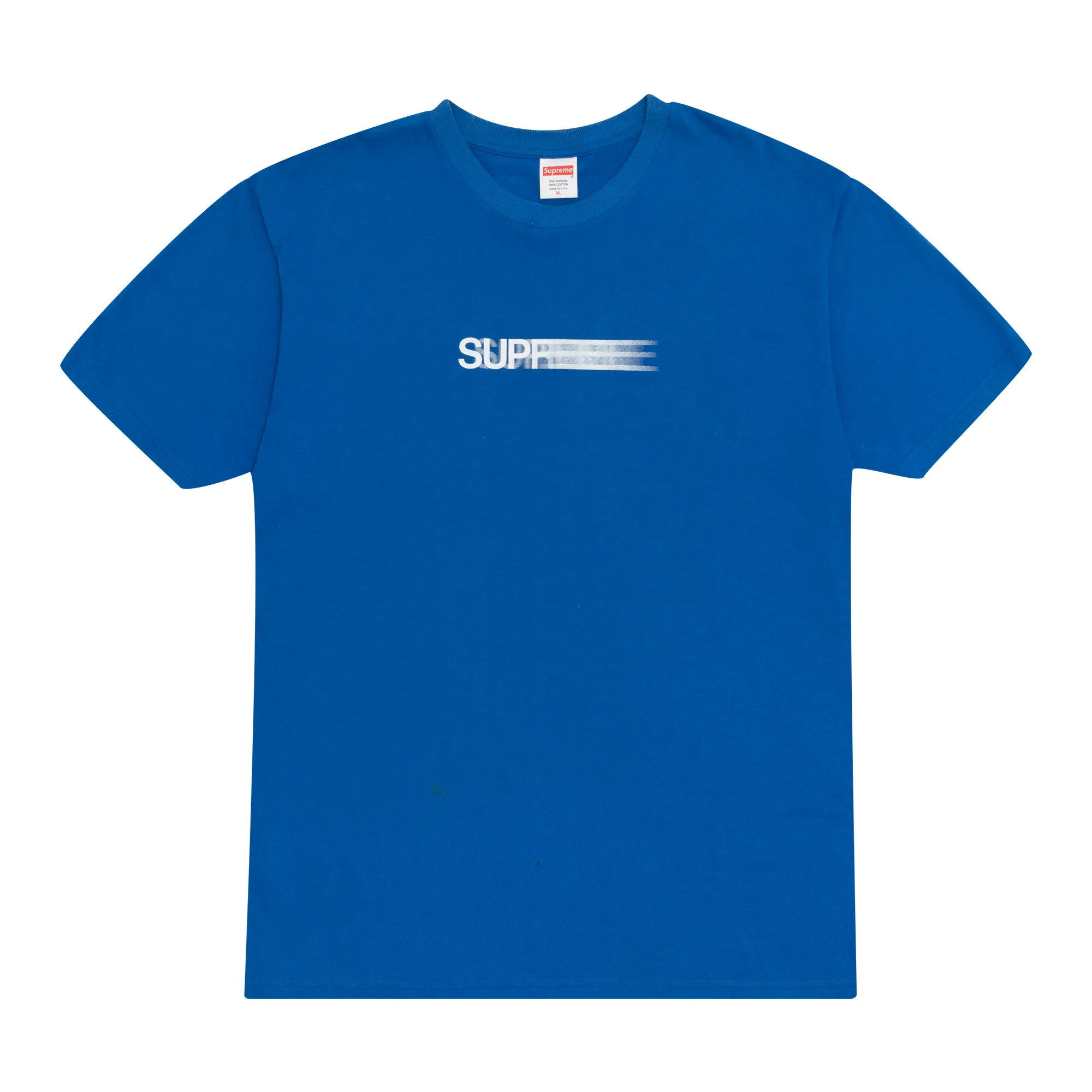 Supreme Motion Logo Tee Royal (SS16) (USED) sold by PLUS