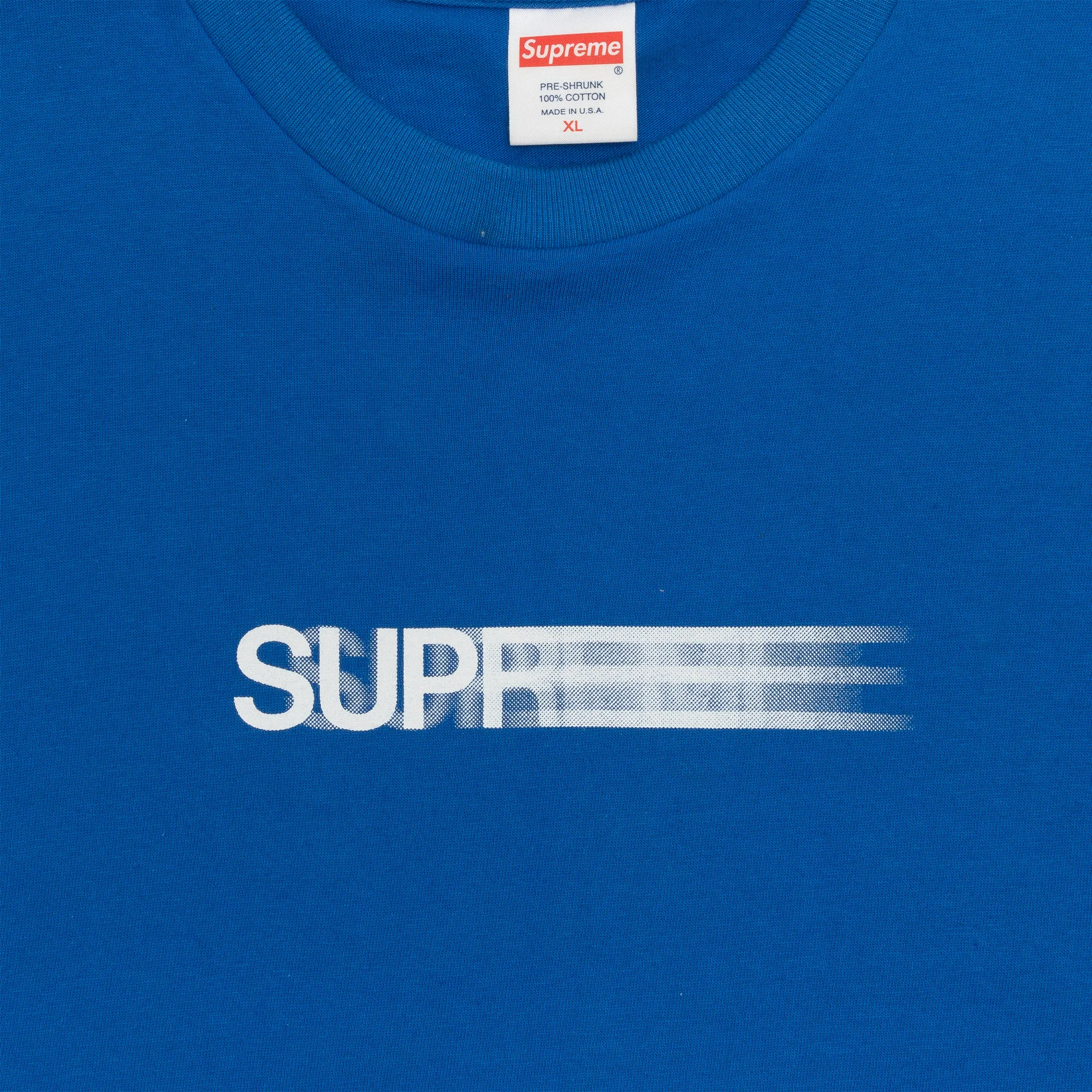 Supreme Motion Logo Tee Royal (SS16) (USED) sold by PLUS product image thumbnail 2