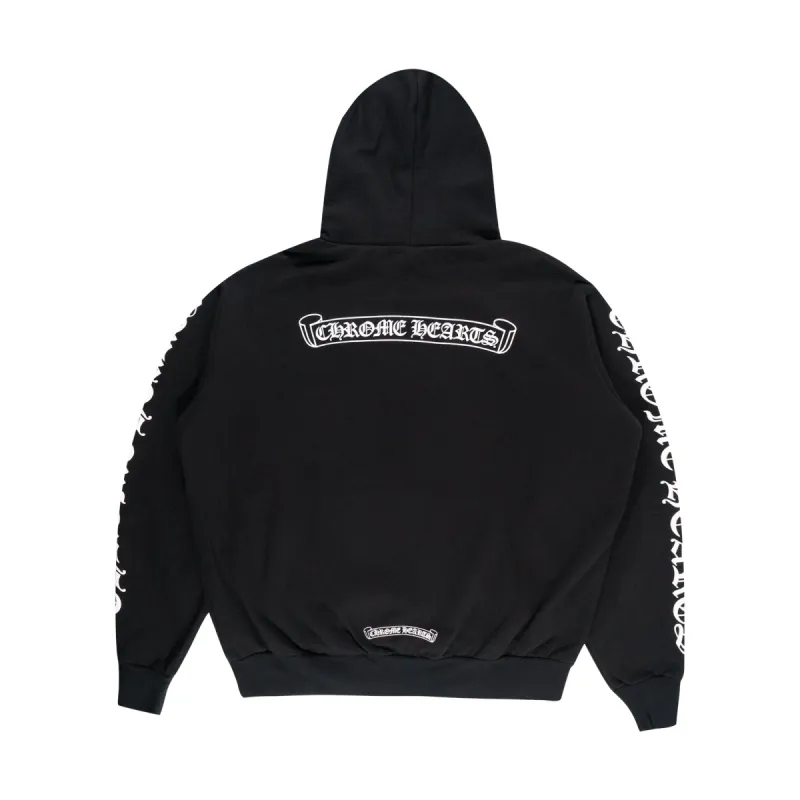 Chrome Hearts Matty Boy Chomper Horseshoe Hoodie Black