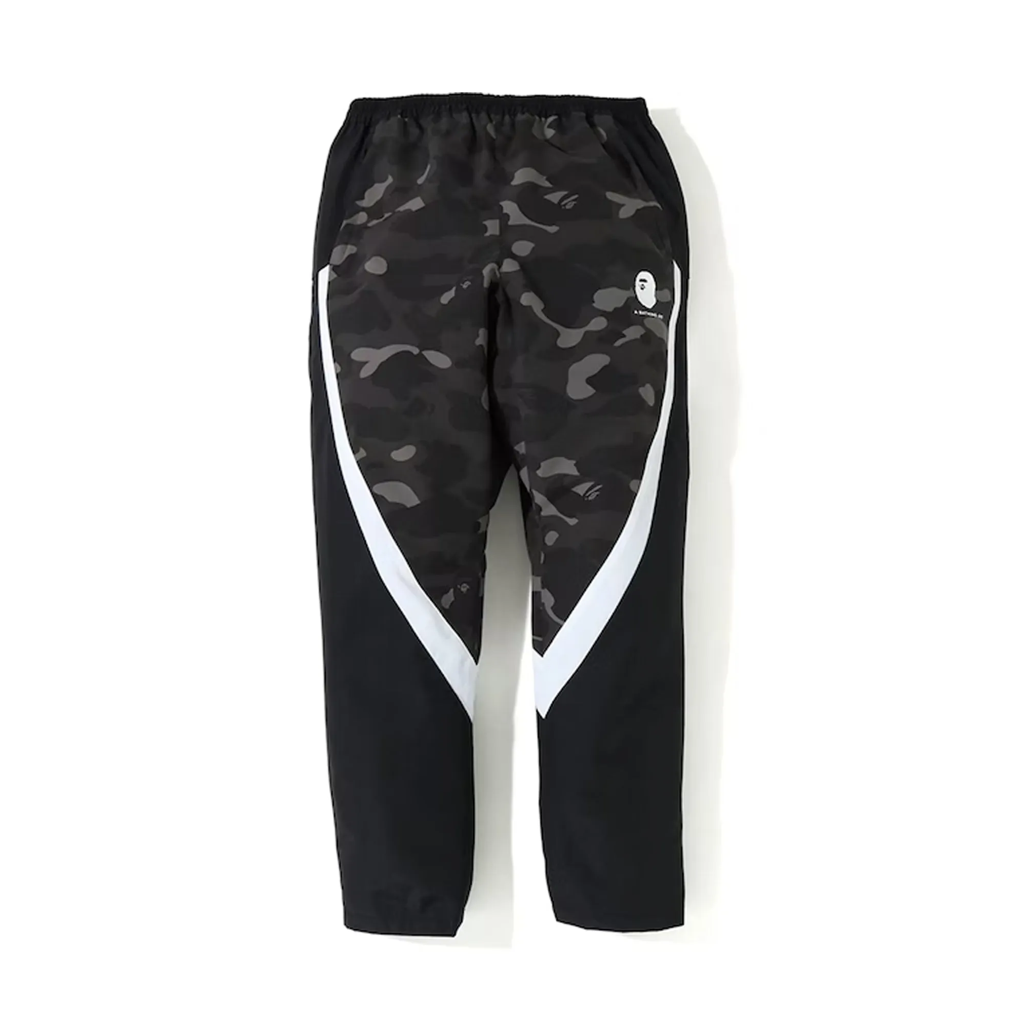 Bape Color Camo Color Block Pants Black sold by PLUS