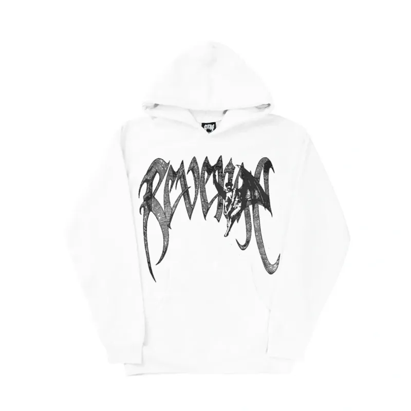Revenge Morningstar Hoodie White sold by PLUS