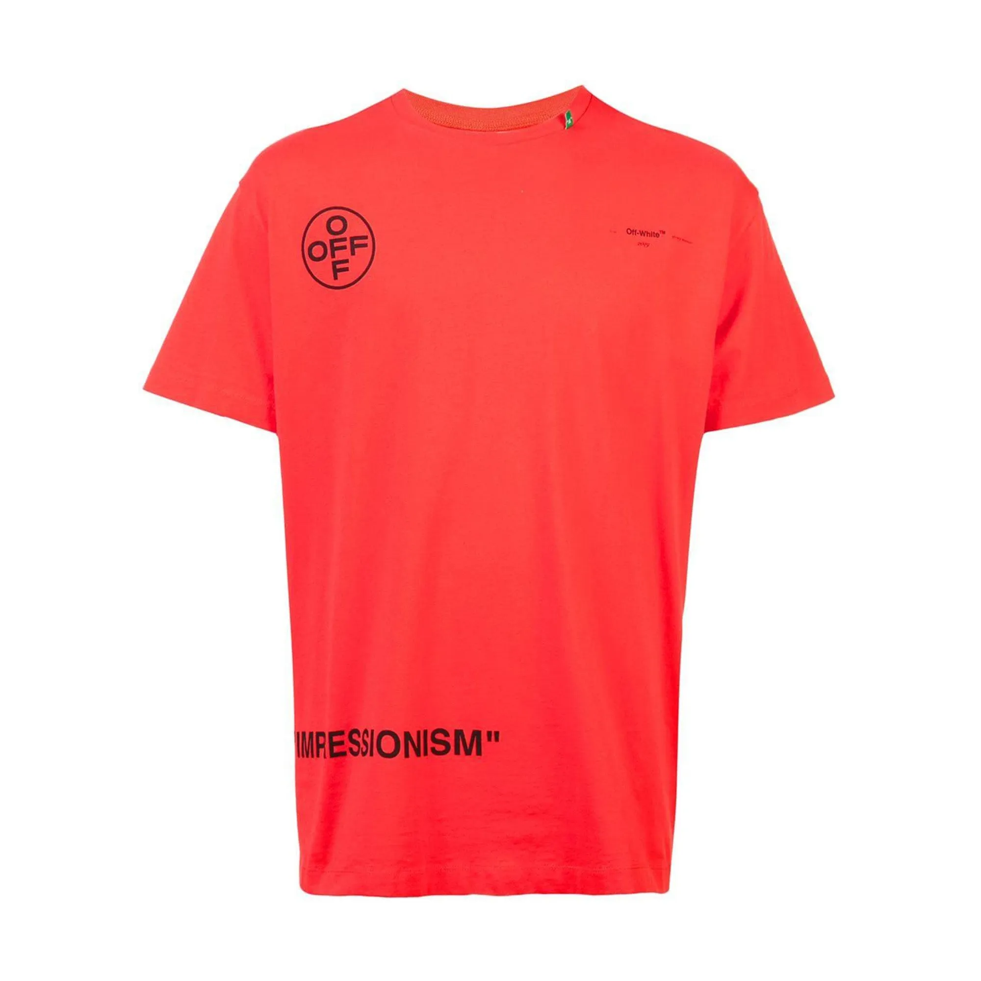 Off-White Red SS19 Impressionism T-Shirt sold by PLUS