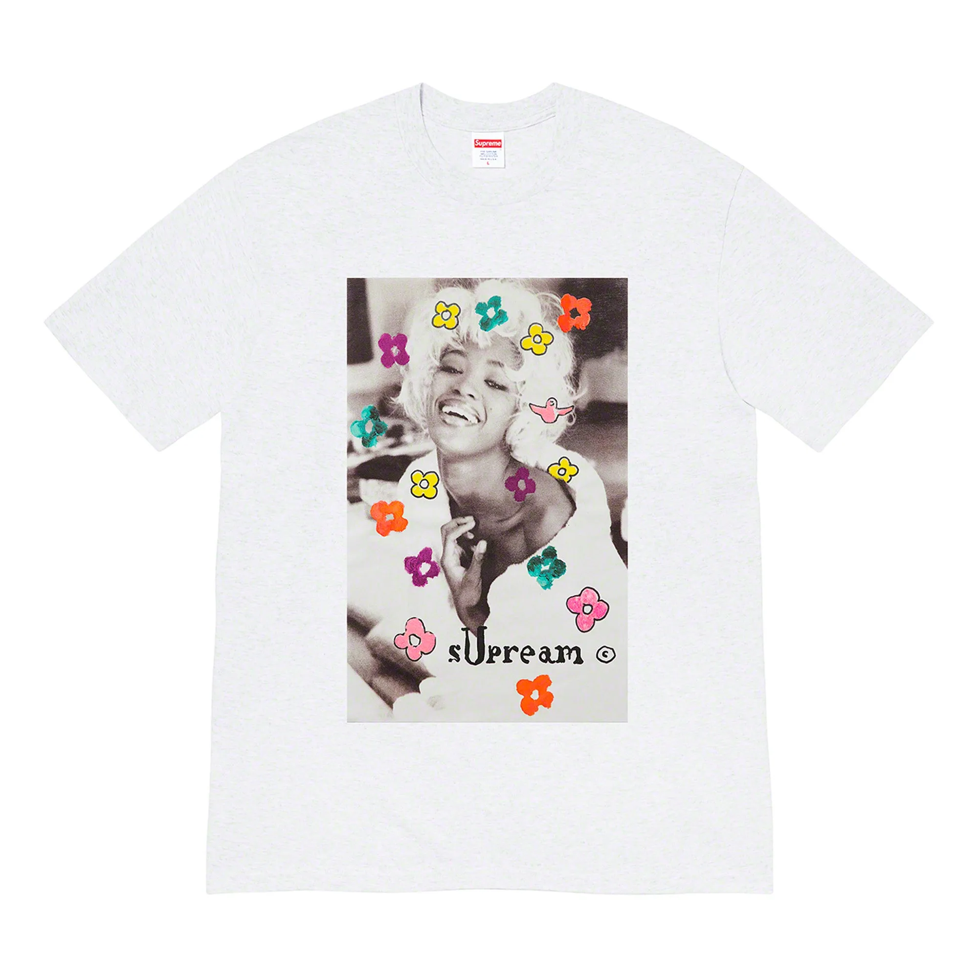 Supreme Naomi Tee Ash Grey sold by PLUS
