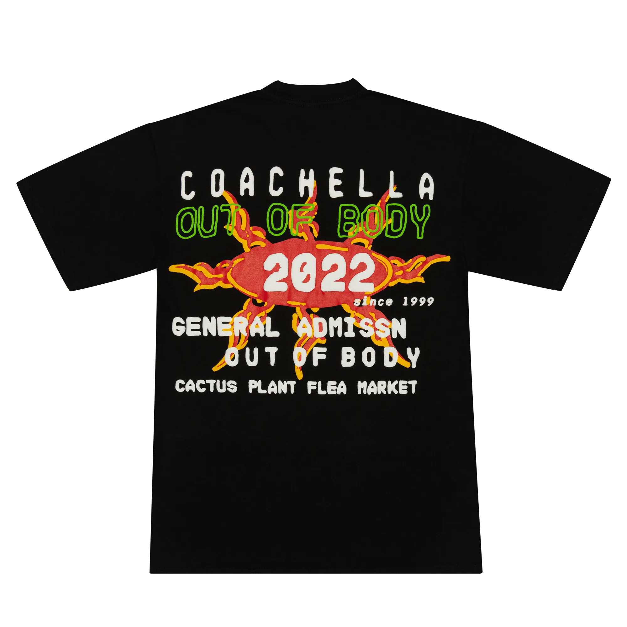 CPFM x Coachella Tee Weekend 1 T-Shirt Black/Red sold by PLUS product image thumbnail 2