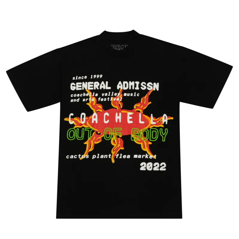 CPFM x Coachella Tee Weekend 1 T-Shirt Black/Red sold by PLUS
