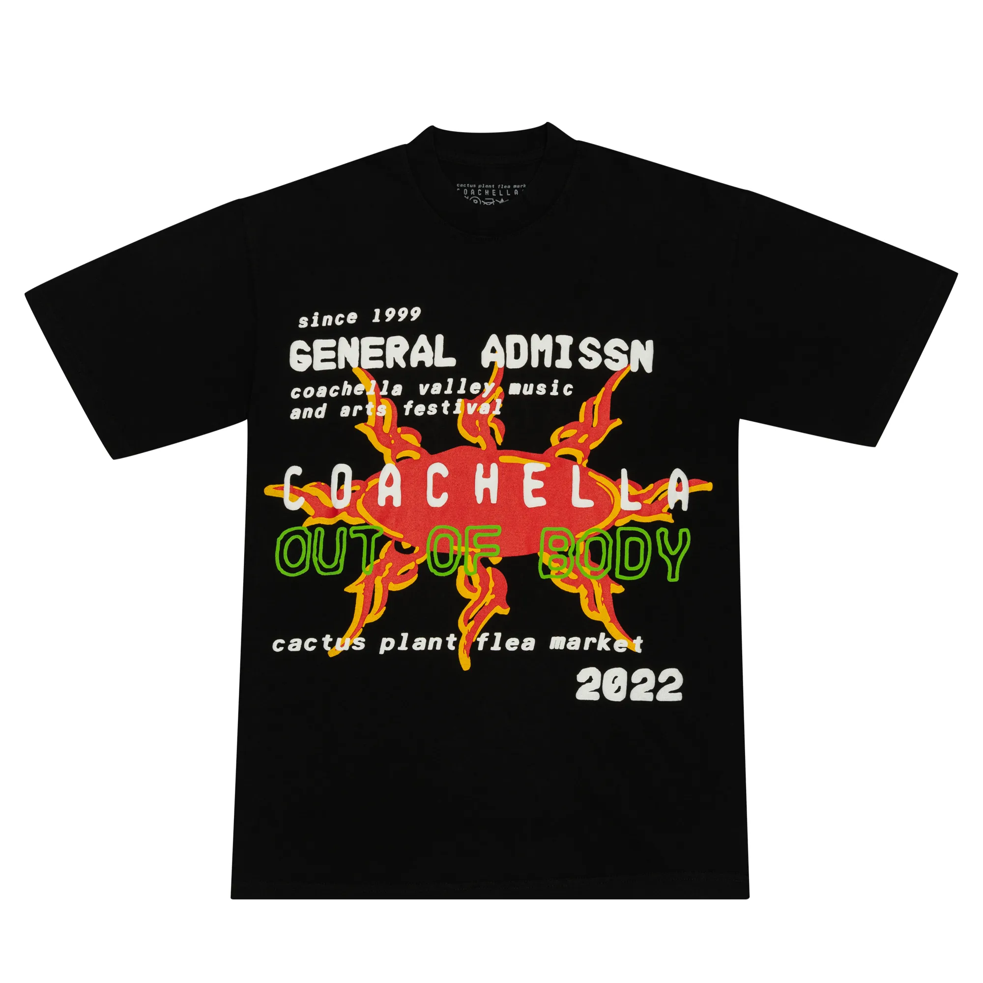 CPFM x Coachella Tee Weekend 1 T-Shirt Black/Red sold by PLUS