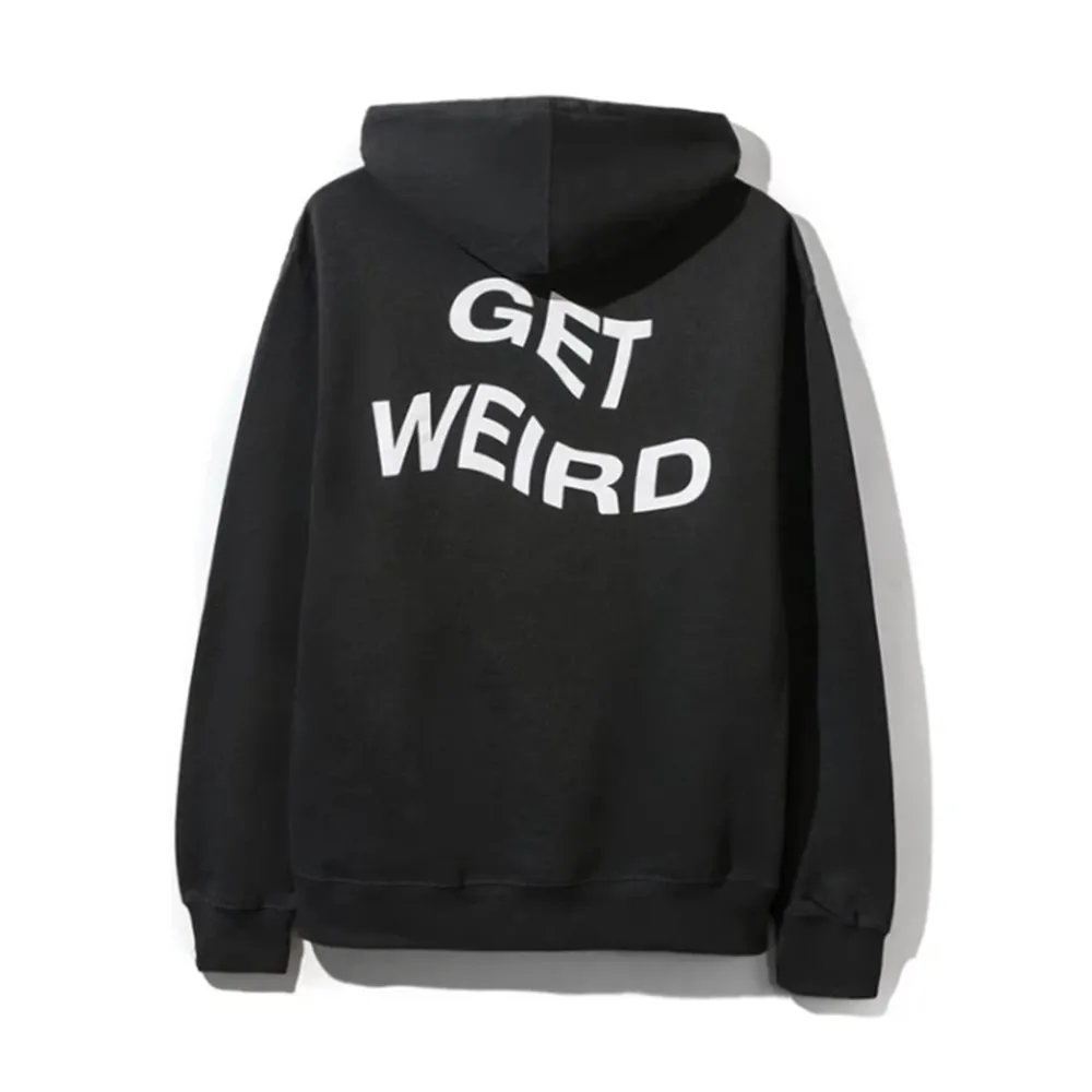 Anti Social Social Club Get Weird Hoodie Black sold by PLUS