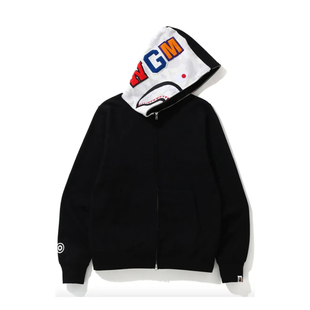 BAPE City Camo Side Shark Full Zip Hoodie Black sold by PLUS