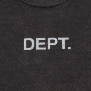 Gallery Dept. Flames L/S T-Shirt Washed Black sold by PLUS