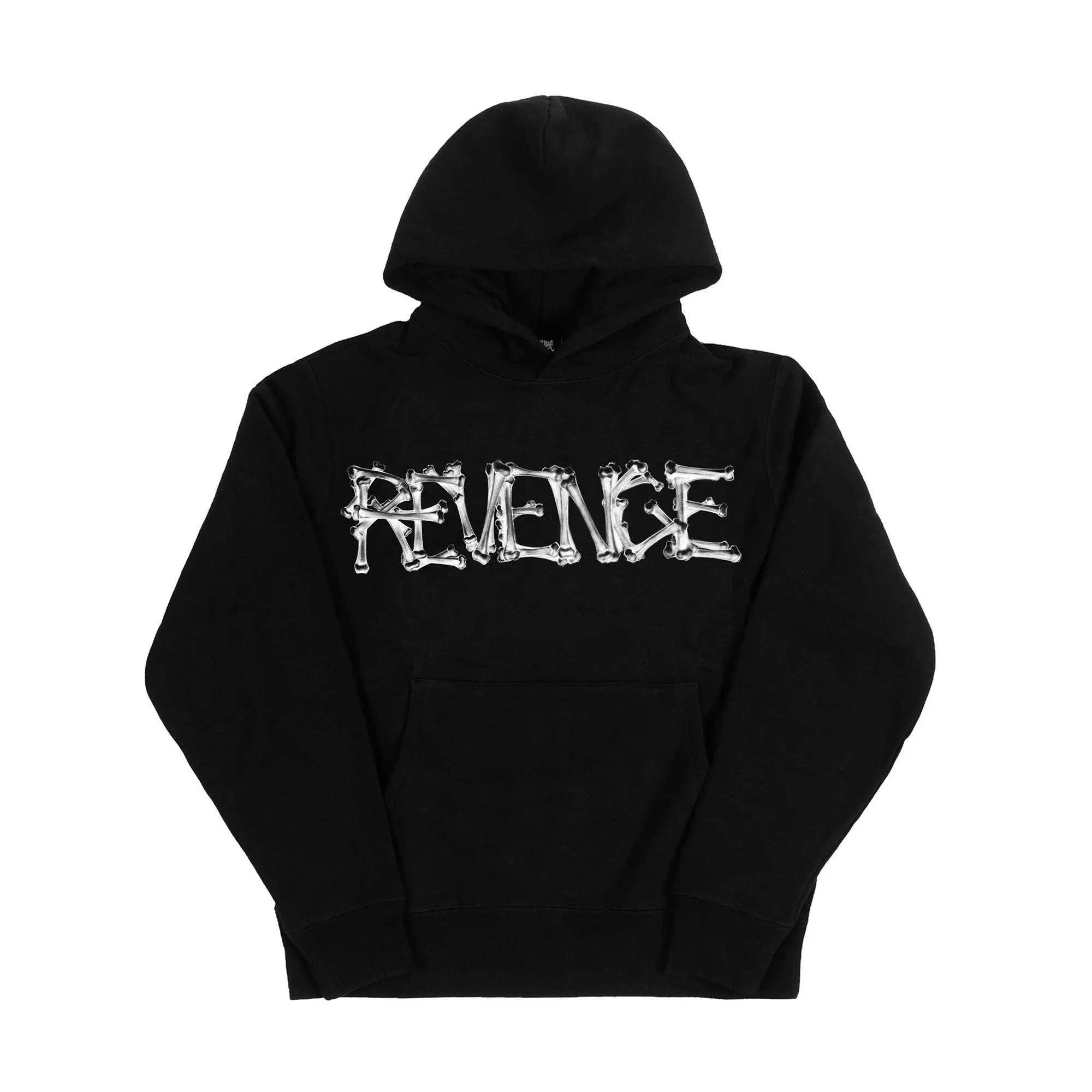 Revenge x OTF Lil Durk X-Ray Bones Hoodie Black sold by PLUS