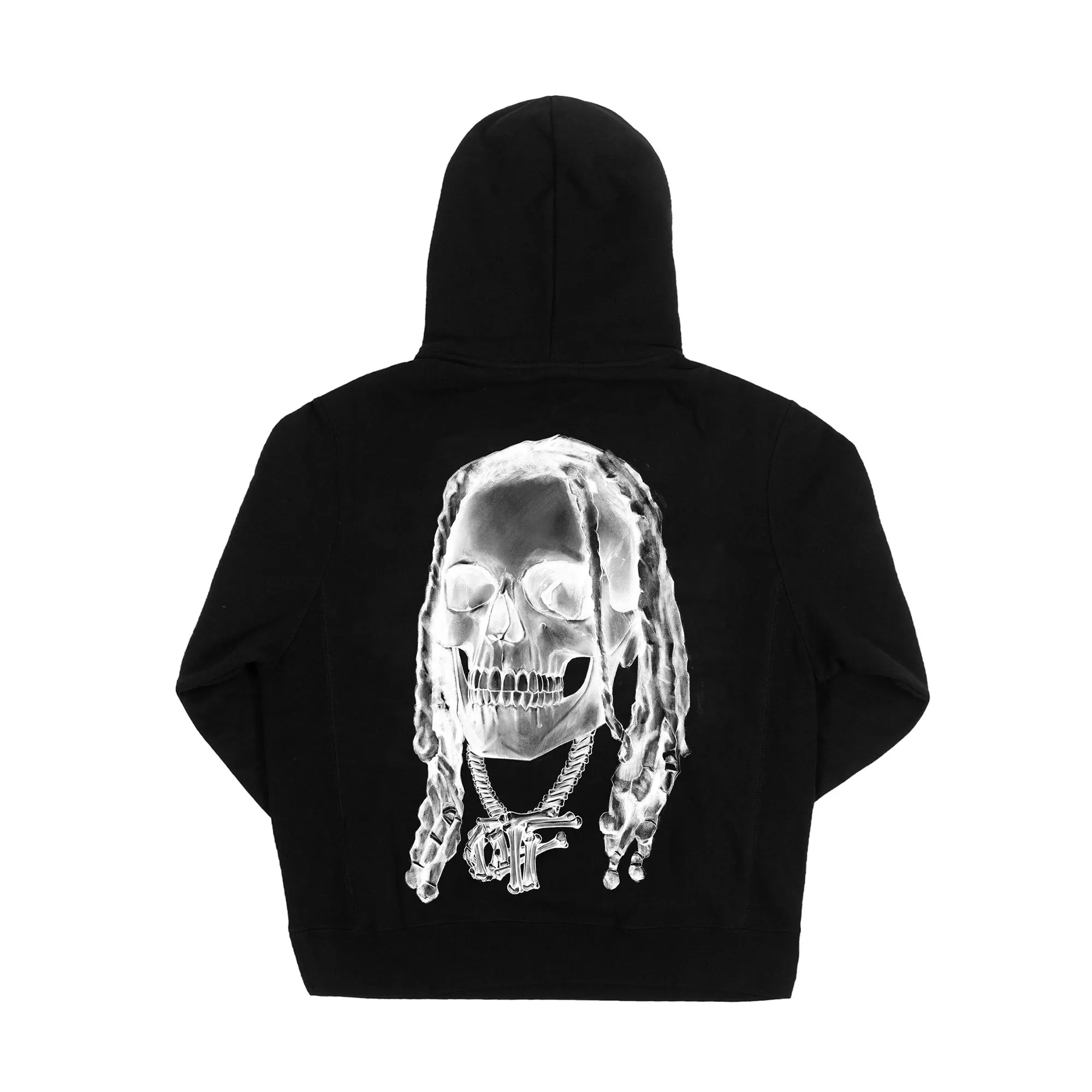Revenge x OTF Lil Durk X-Ray Bones Hoodie Black sold by PLUS product image thumbnail 2