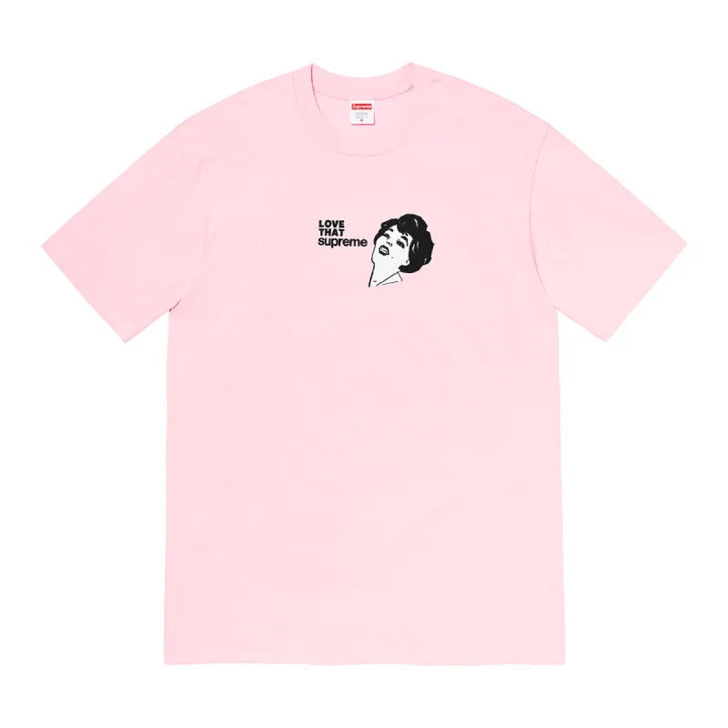 Supreme Love That Tee Light Pink sold by PLUS