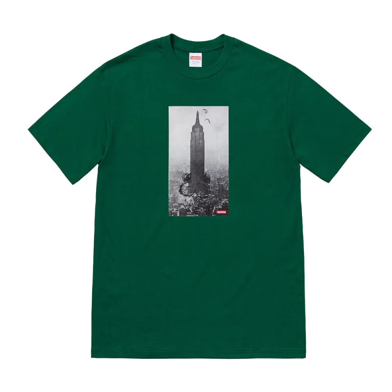 Supreme Mike Kelley The Empire State Building Tee Dark Green sold by PLUS
